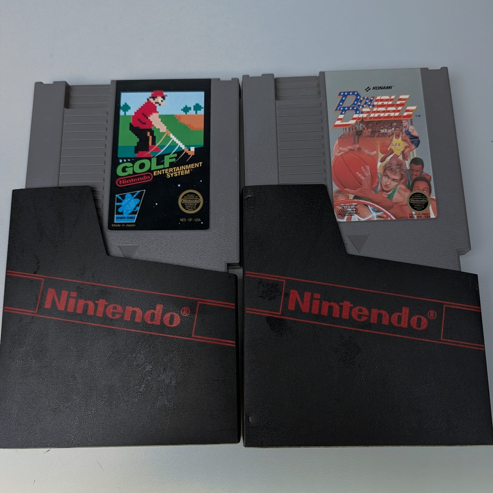 Nintendo NES Cartridge Lot 13:Mario+Paperboy+Top Gun+Double Dribble+Golf 🎮