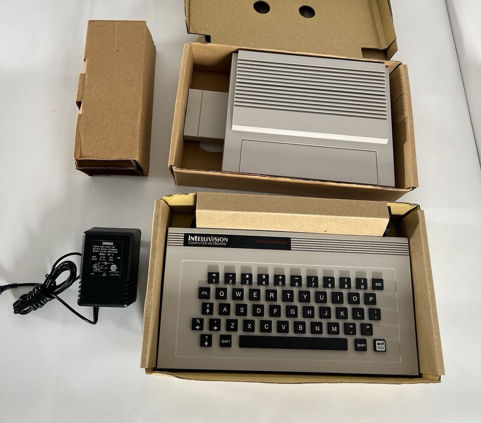 Vintage 1983 Mattel Intellivision Computer Adaptor Module With Box AS IS