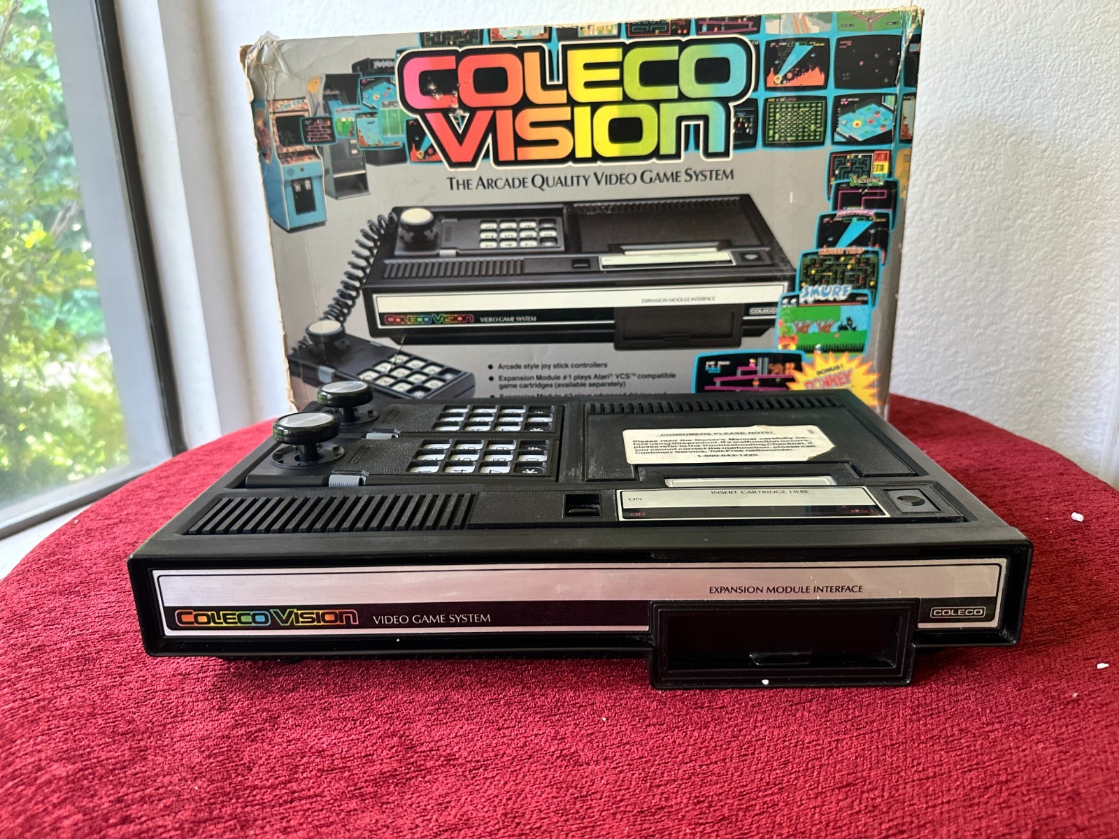 Coleco Vision Gaming Console – 90% CIB – Original Foam – Works, Retro Video Game