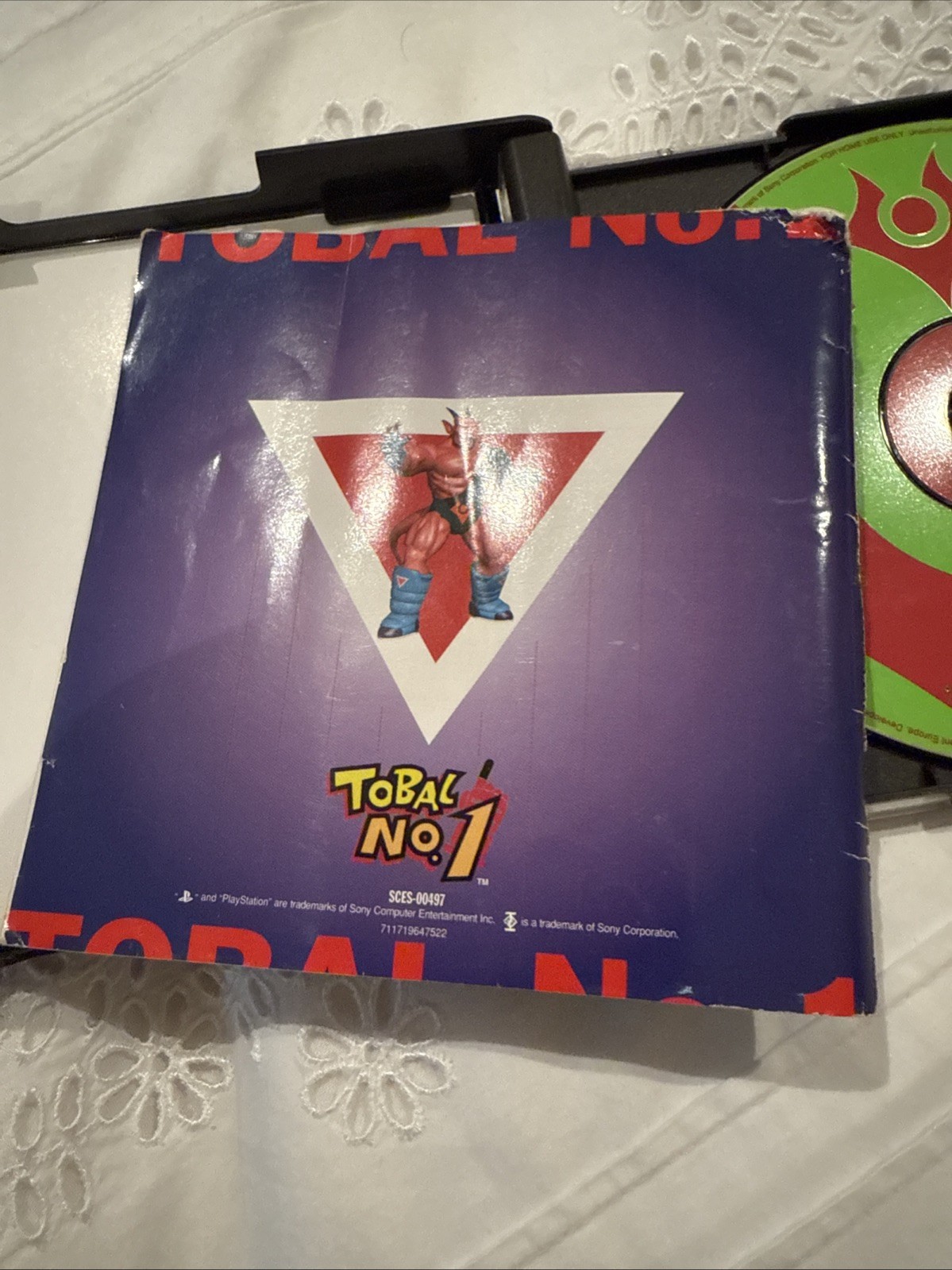 1996 Squaresoft Tobal No 1 PS1 Playstation 1 Game + Manual PAL