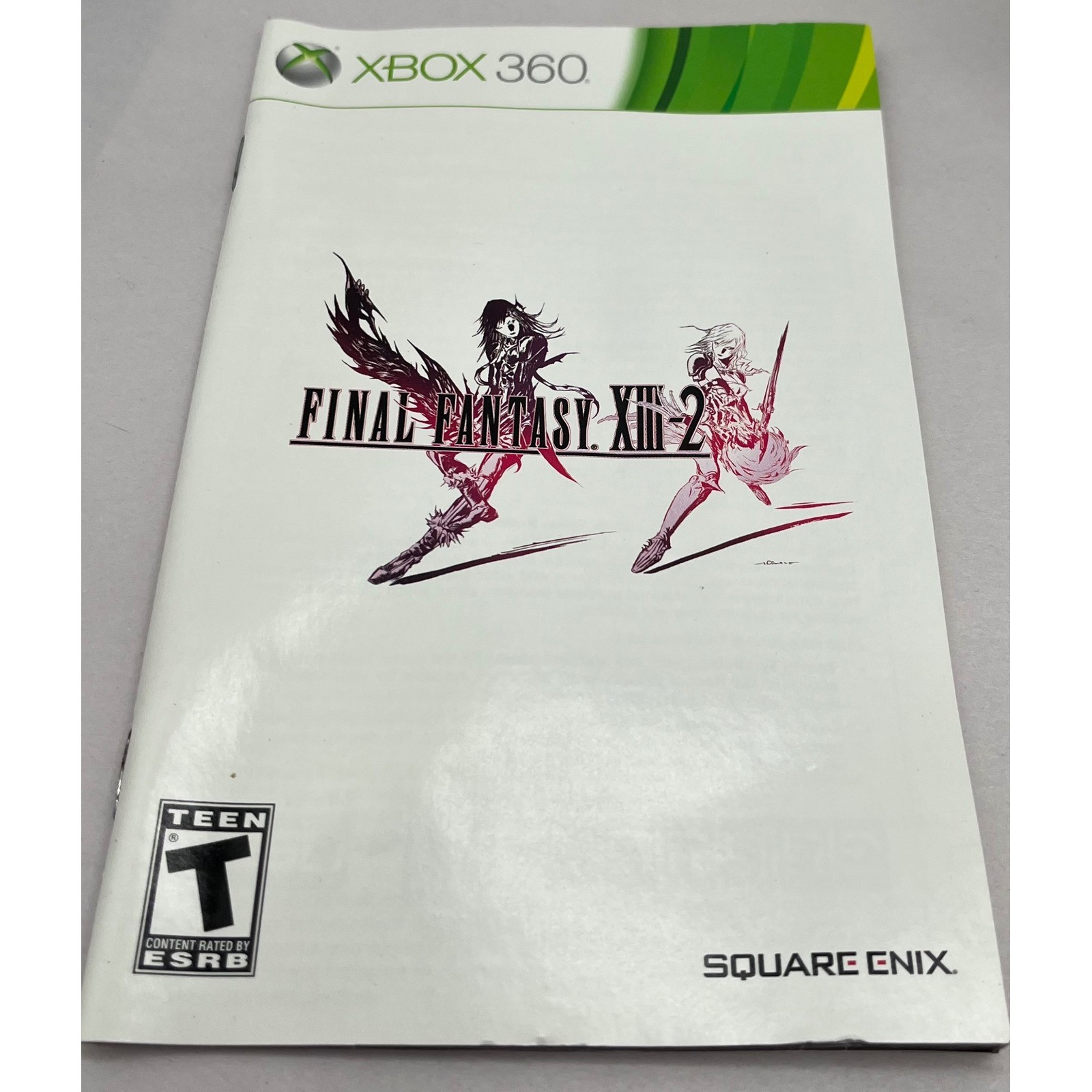 Final Fantasy XIII-2 Xbox 360 Square Enix RPG Game Complete CIB with Manual NTSC
