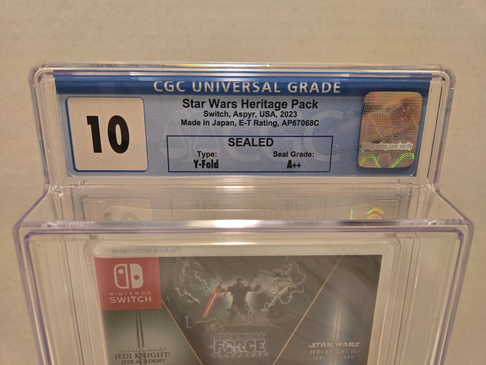 Star Wars Heritage Pack (Nintendo Switch, 2023) | CGC 10 A++ | Factory Sealed
