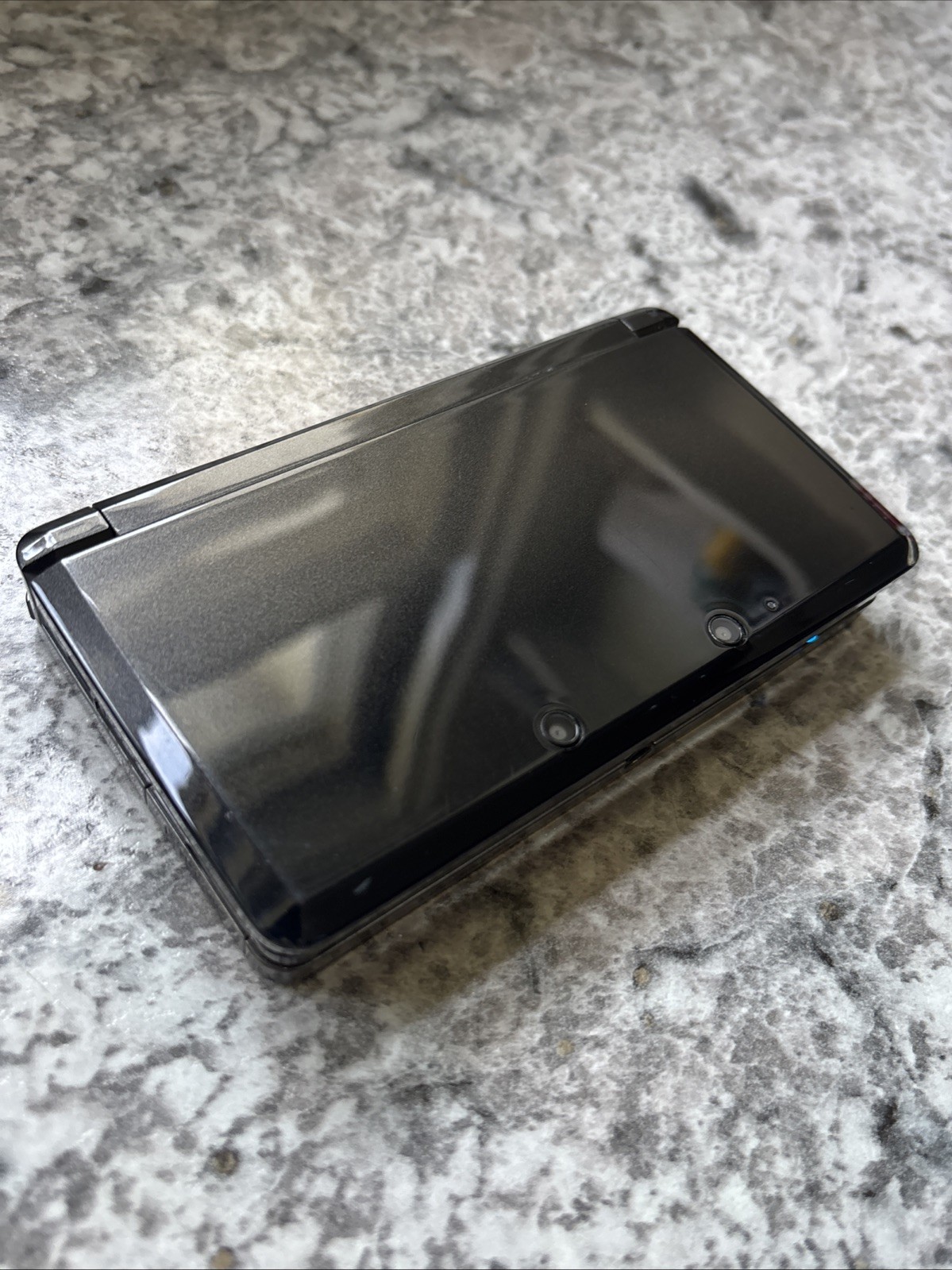 Nintendo 3DS – Cosmic Black & Grey With Charger , SD Card 2GB