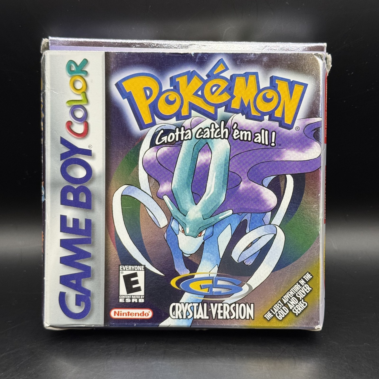 Pokemon Crystal Version (Gameboy Color, 2001) COMPLETE IN BOX (CIB) Tested!