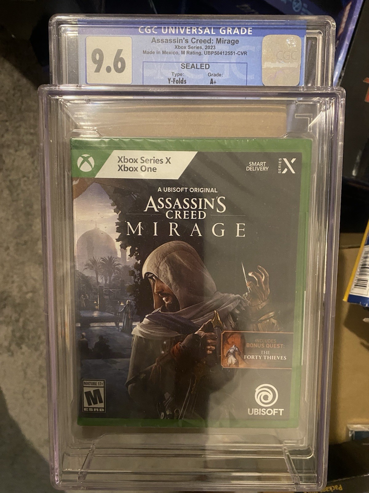 Assassin’s Creed mirage Xbox One Series x Graded 9.6 CGC