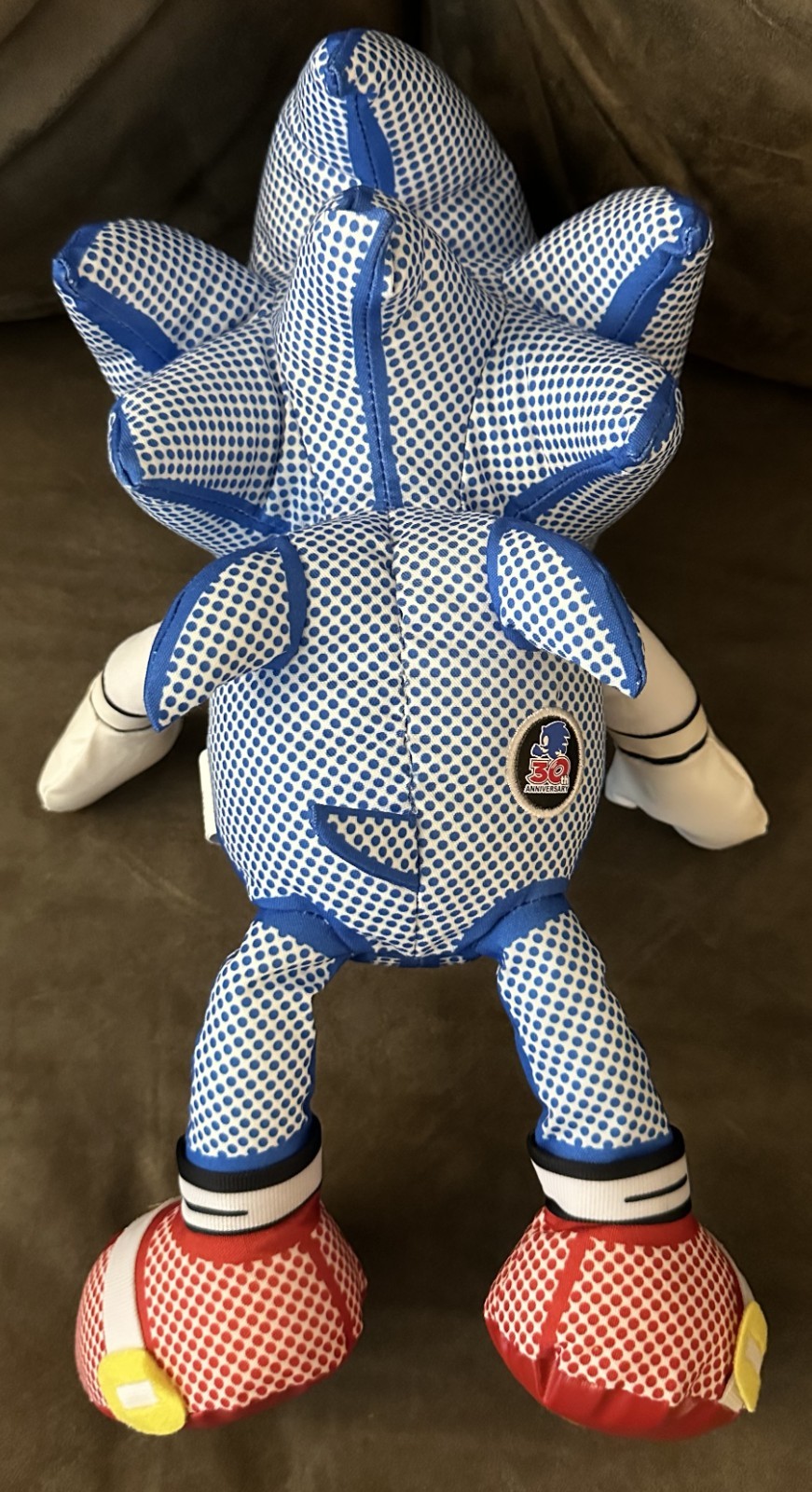 Jakks Pacific Sonic 30TH Anniversary Comic Sonic 14″ Plush with Box – VGC