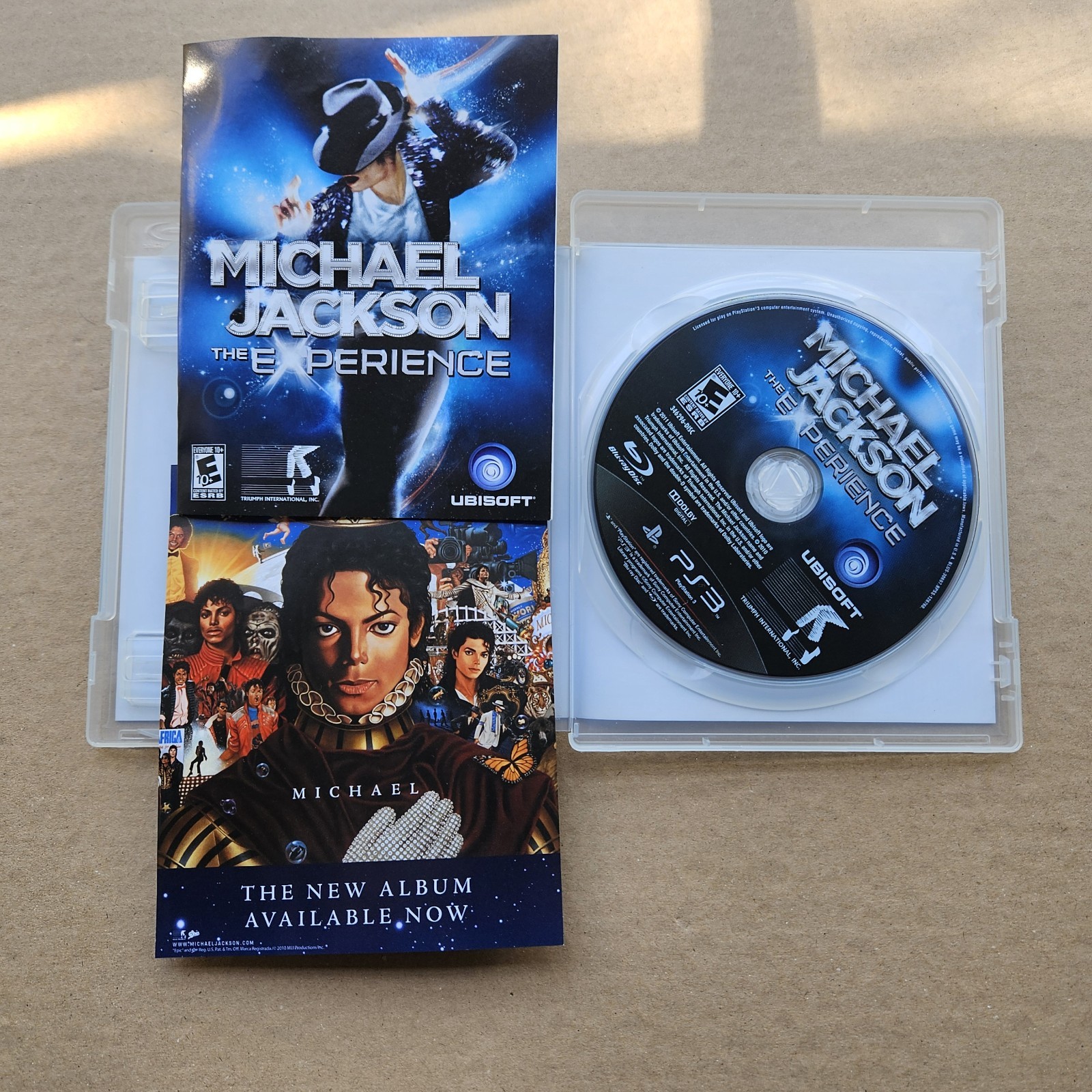 Michael Jackson: The Experience PS3 PlayStation 3 w/ Manual & Super Clean Disc