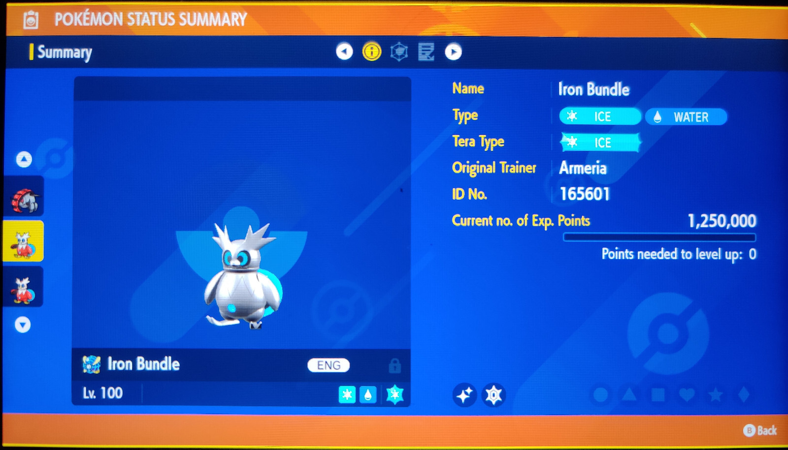Pokemon Scarlet and Violet ~ Shiny 6IV Paradox Pokemon ~ All Violet Exclusives