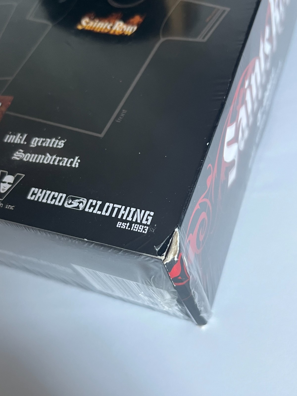 SEALED Saints Row 1 2006 Box Set Soundtrack And Shirt XL Germany Exclusive RARE