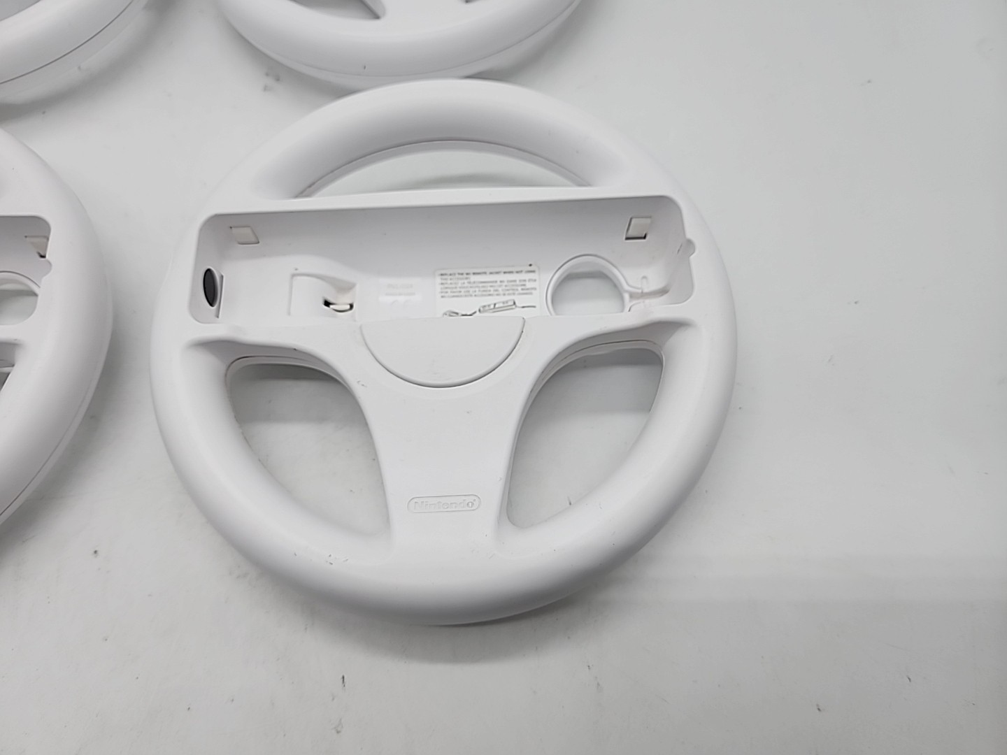 Lot 4 OEM Official Genuine NINTENDO Wii MARIO KART Racing Steering Wheel RVL-024