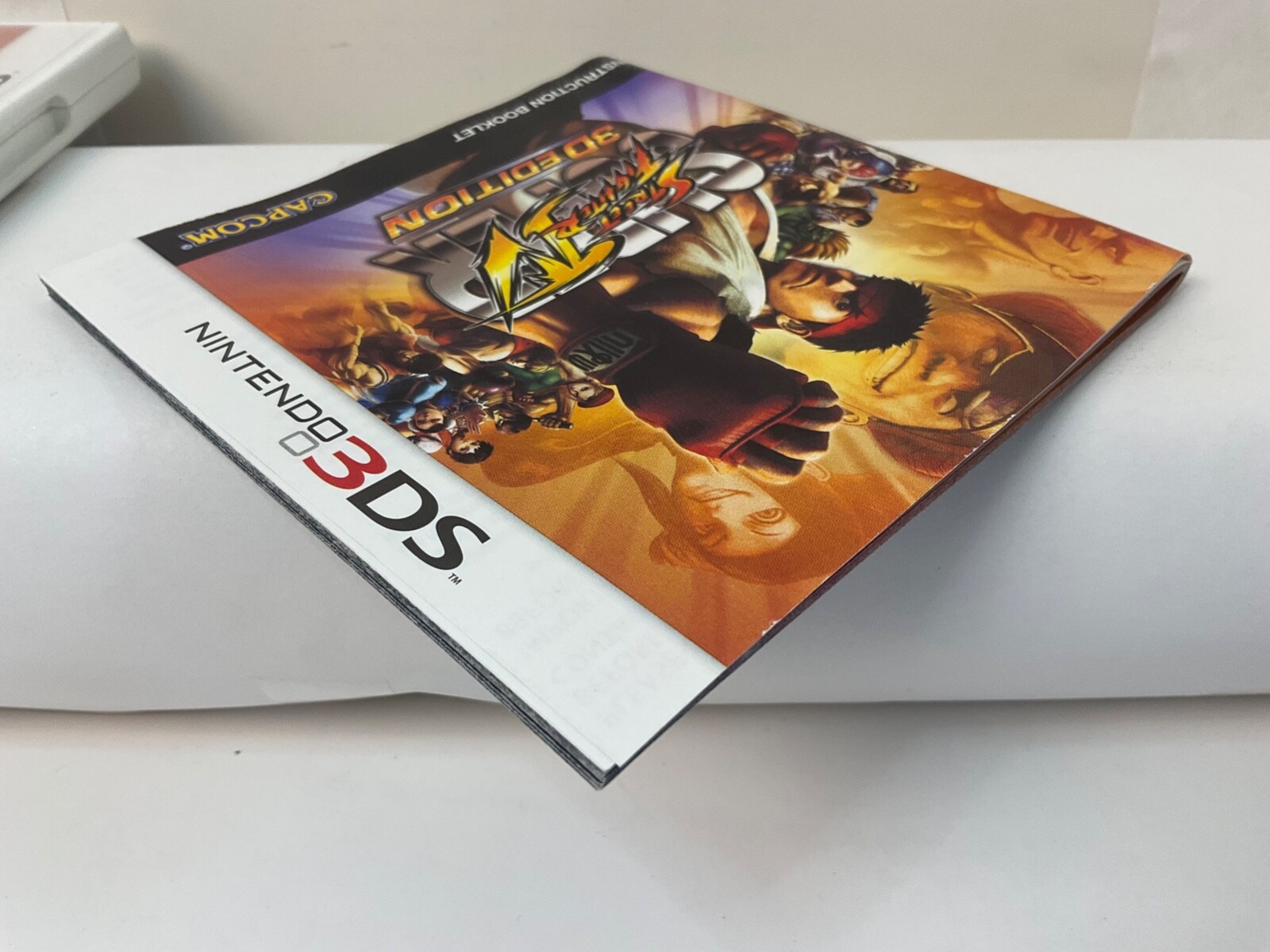 Manual & Case Only** Super Street Fighter IV 3D Edition Nintendo 3DS Replacement