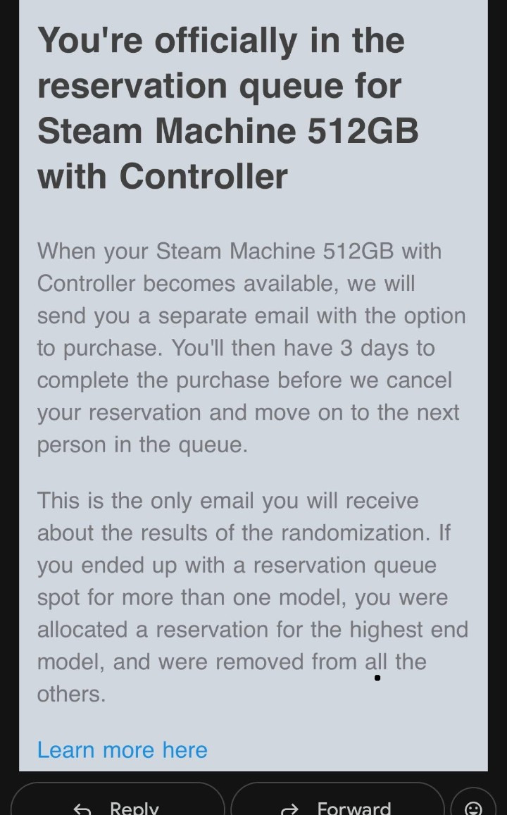 Steam Machine 512GB with Controller. Release day shipping available!