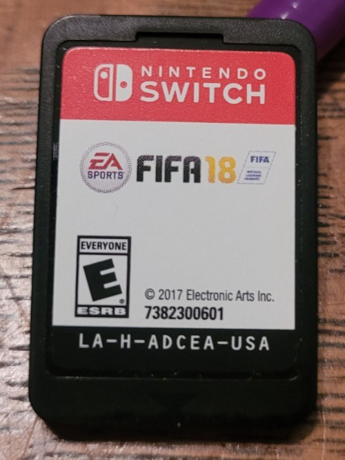 FIFA 18 Nintendo Switch COMPLETE TESTED Cristiano Ronaldo Soccer Sports CIB RARE