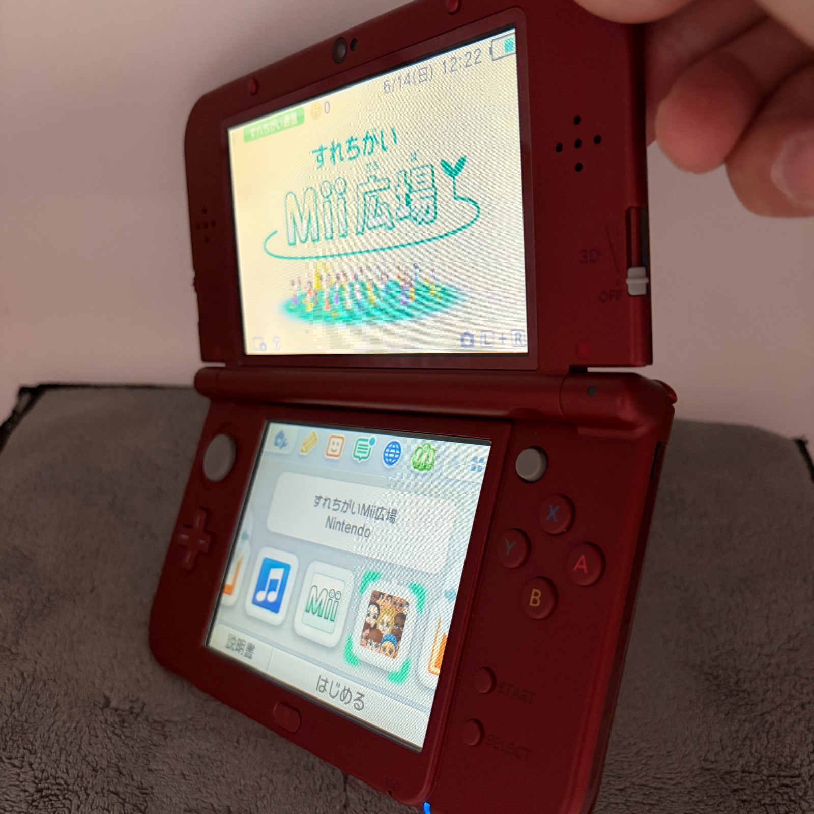 【Near Mint】IPS Nintendo NEW 3DS LL XL Metallic Red Handheld Game Console