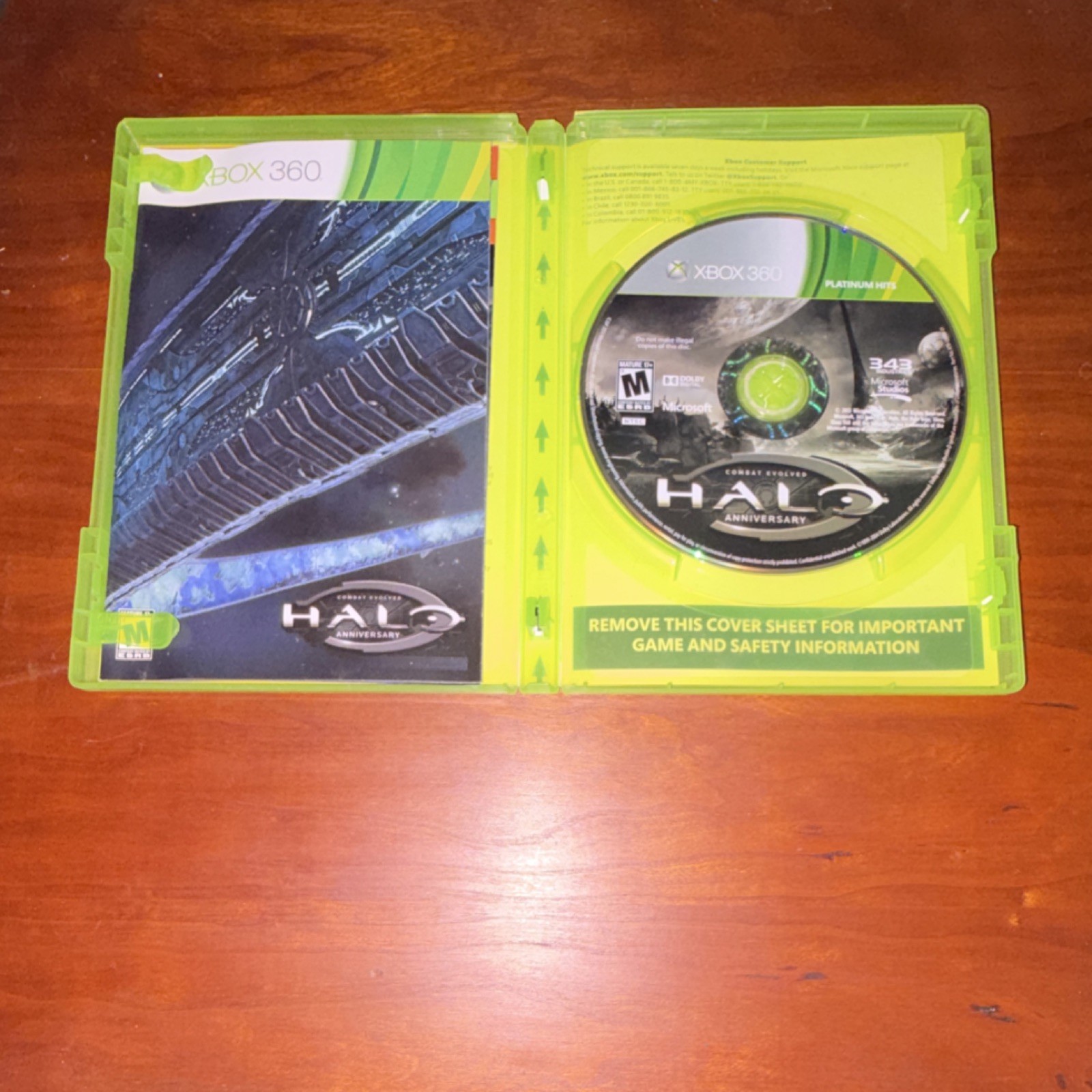 Microsoft Bungie 343 Industries Halo Xbox 360 Game Lot: Anniversary, 2, 3, 4