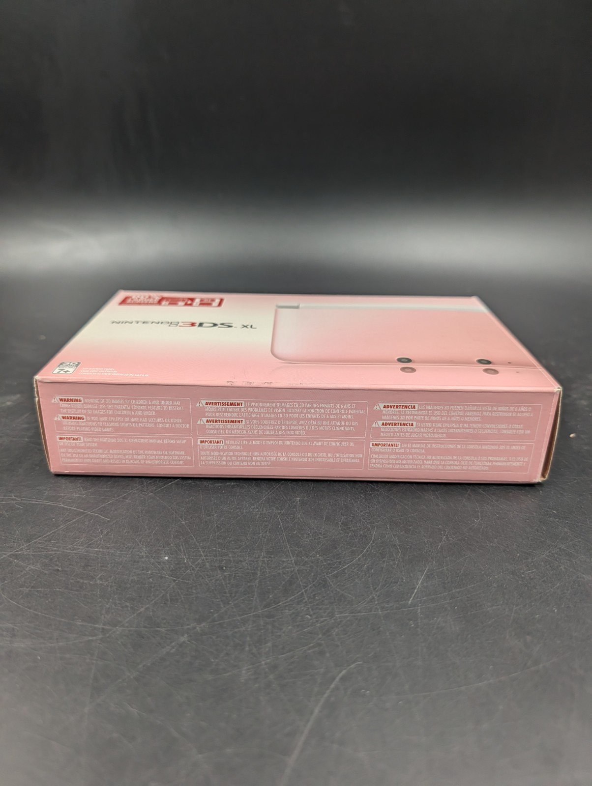 Nintendo 3DS XL Pink White Handheld Console CIB Matching Serials US