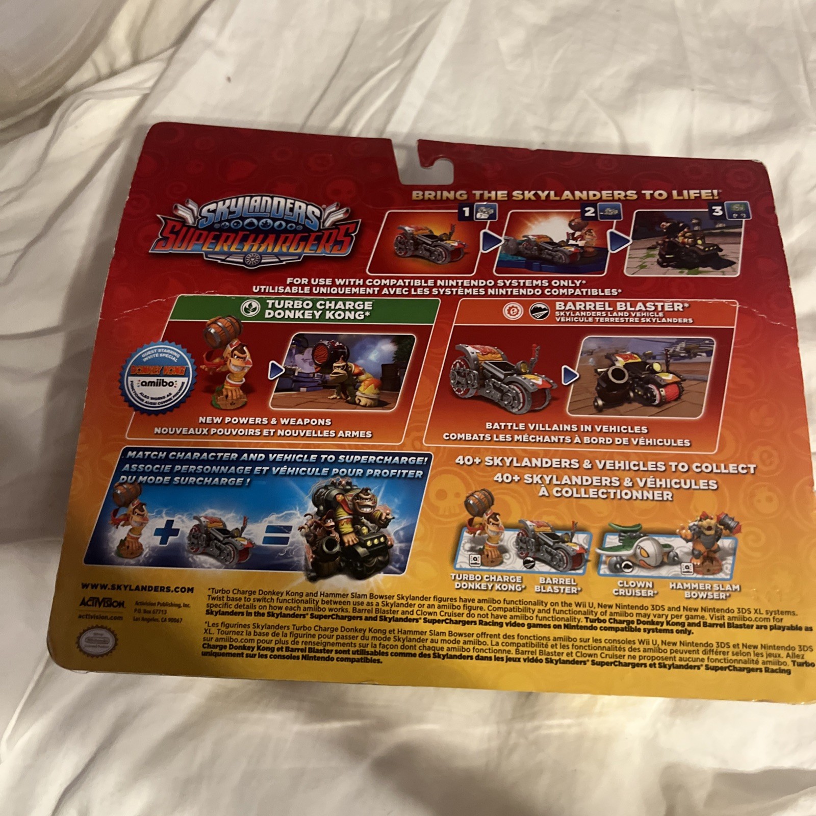 Skylanders Superchargers Turbo Charge Donkey Kong Supercharged Combo Pack NEW