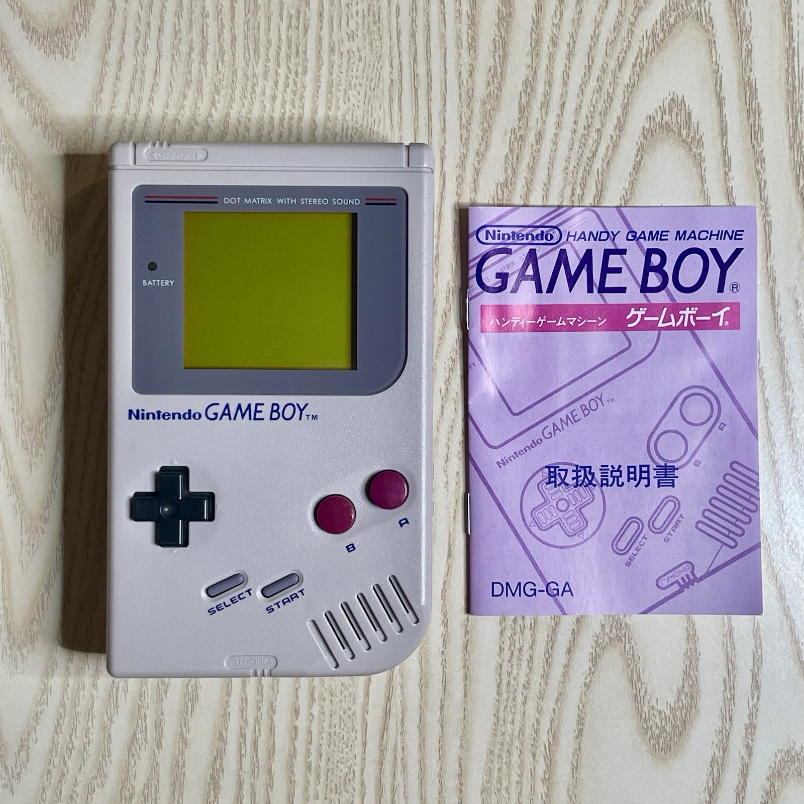 Original Nintendo GameBoy DMG-01 Handheld Console Gray CIB Complete In Box