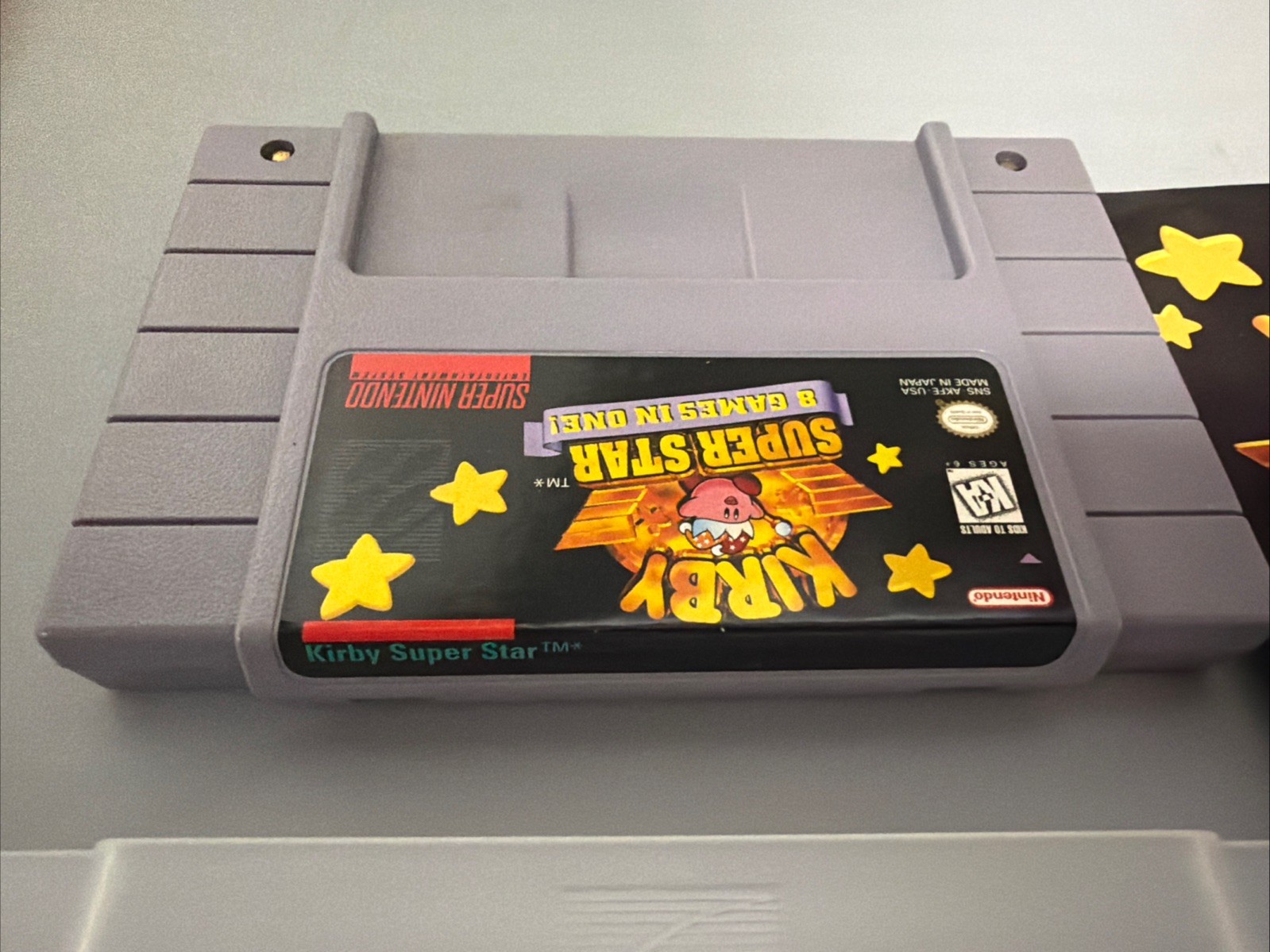 Kirby Super Star Super Nintendo SNES w/Manual Authentic Tested *GREAT LABEL*