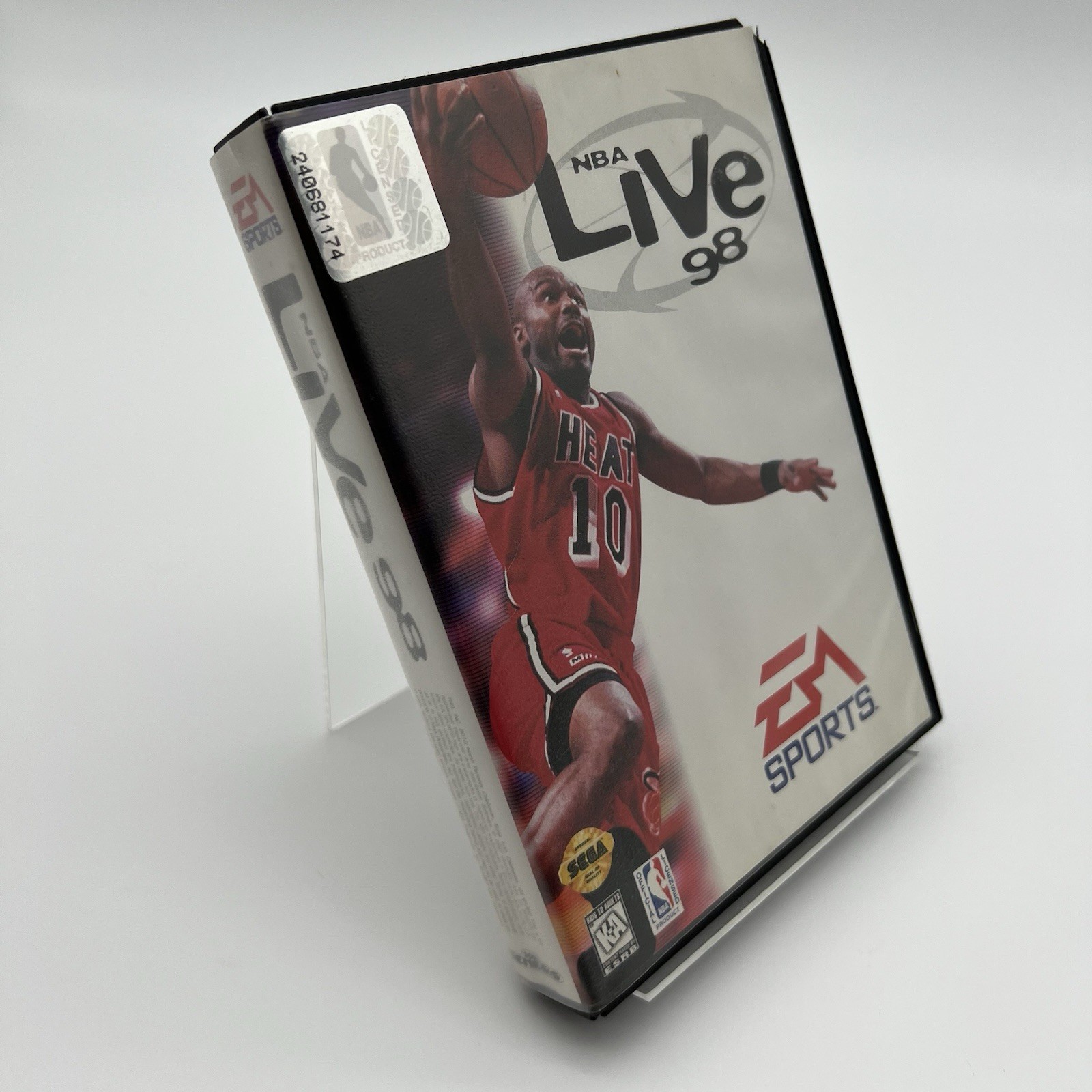 NBA Live 98 Sega Genesis Complete CIB Box Manual Tested Authentic Clean Vtg