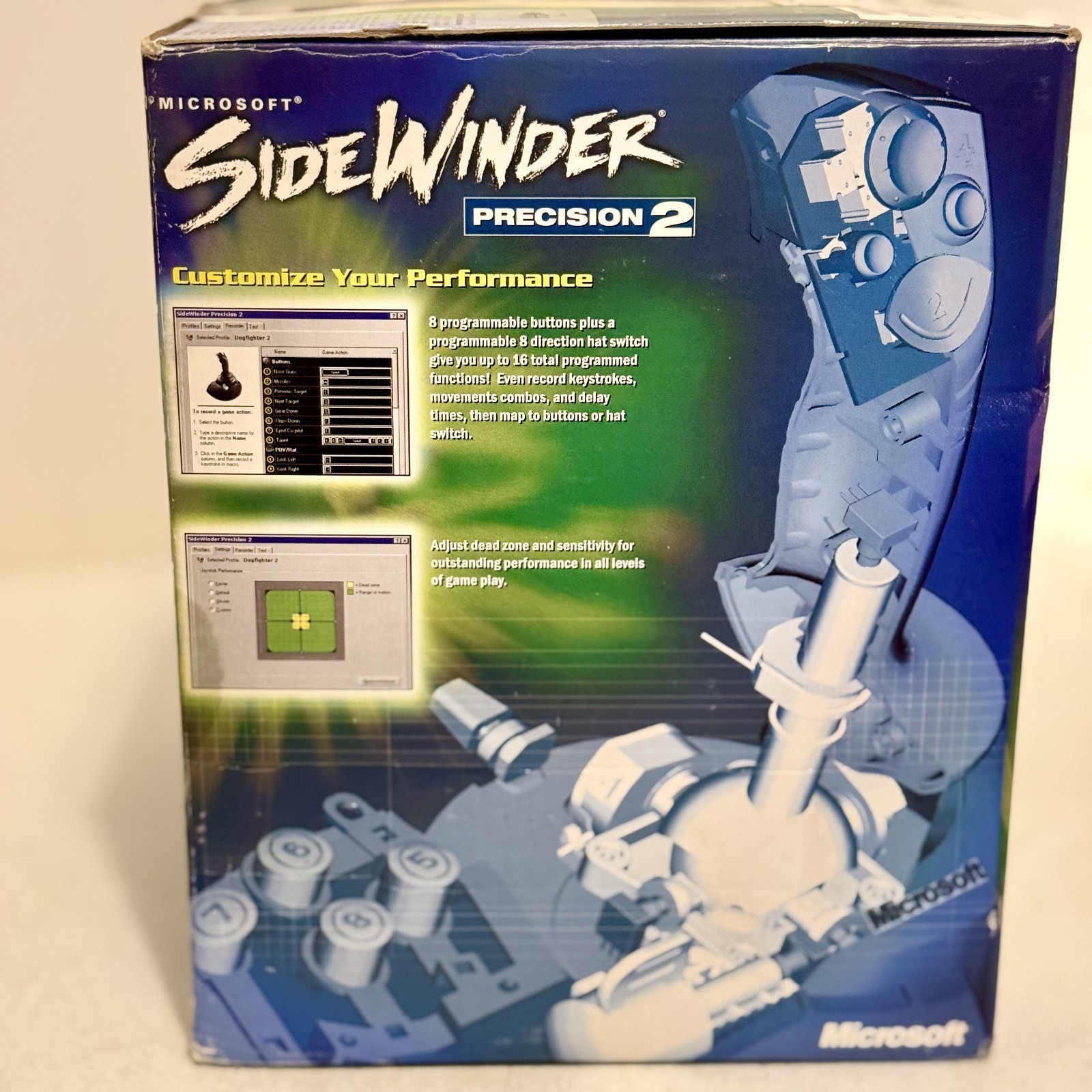 Microsoft SideWinder Precision 2 USB Joystick PC Flight Simulator