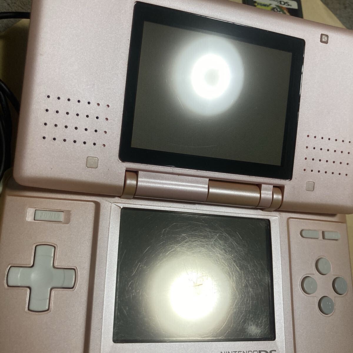 Nintendo DS First Generation Handheld Console Touch Pen Adapter Strap Candy Pink