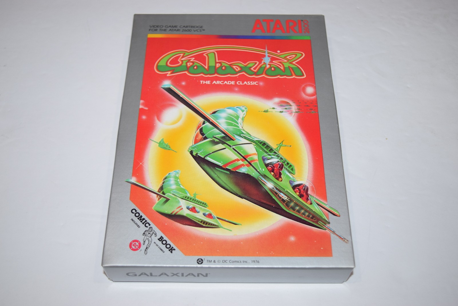 Galaxian Comic Book Bundle Atari 2600 Video Game 1983 New in Factory Sealed Box