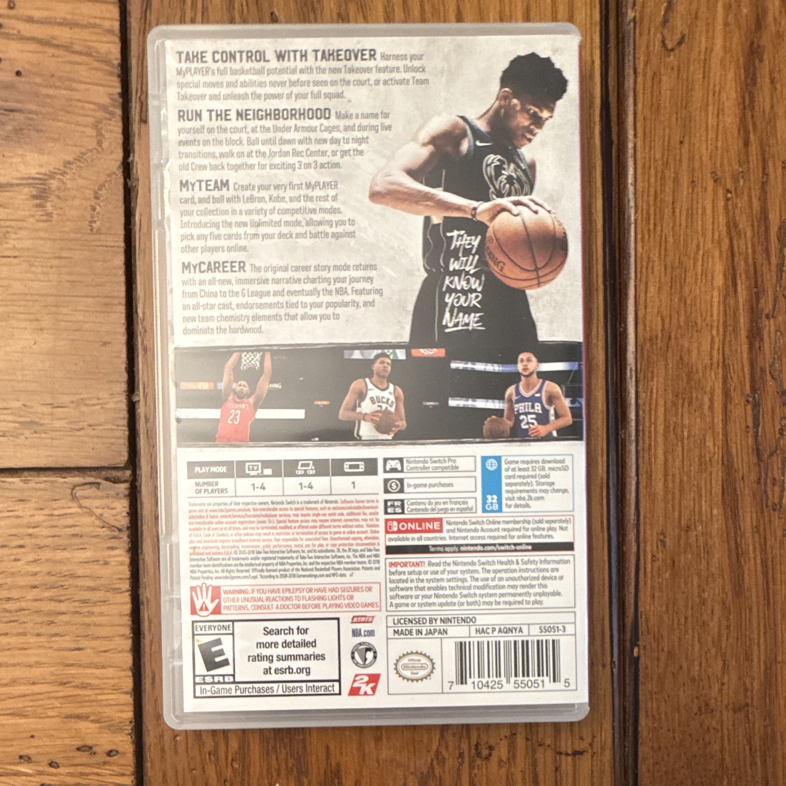 2K NBA 2K19 (Switch) E NTSC-U/C 2018 Multiplayer Online Playability