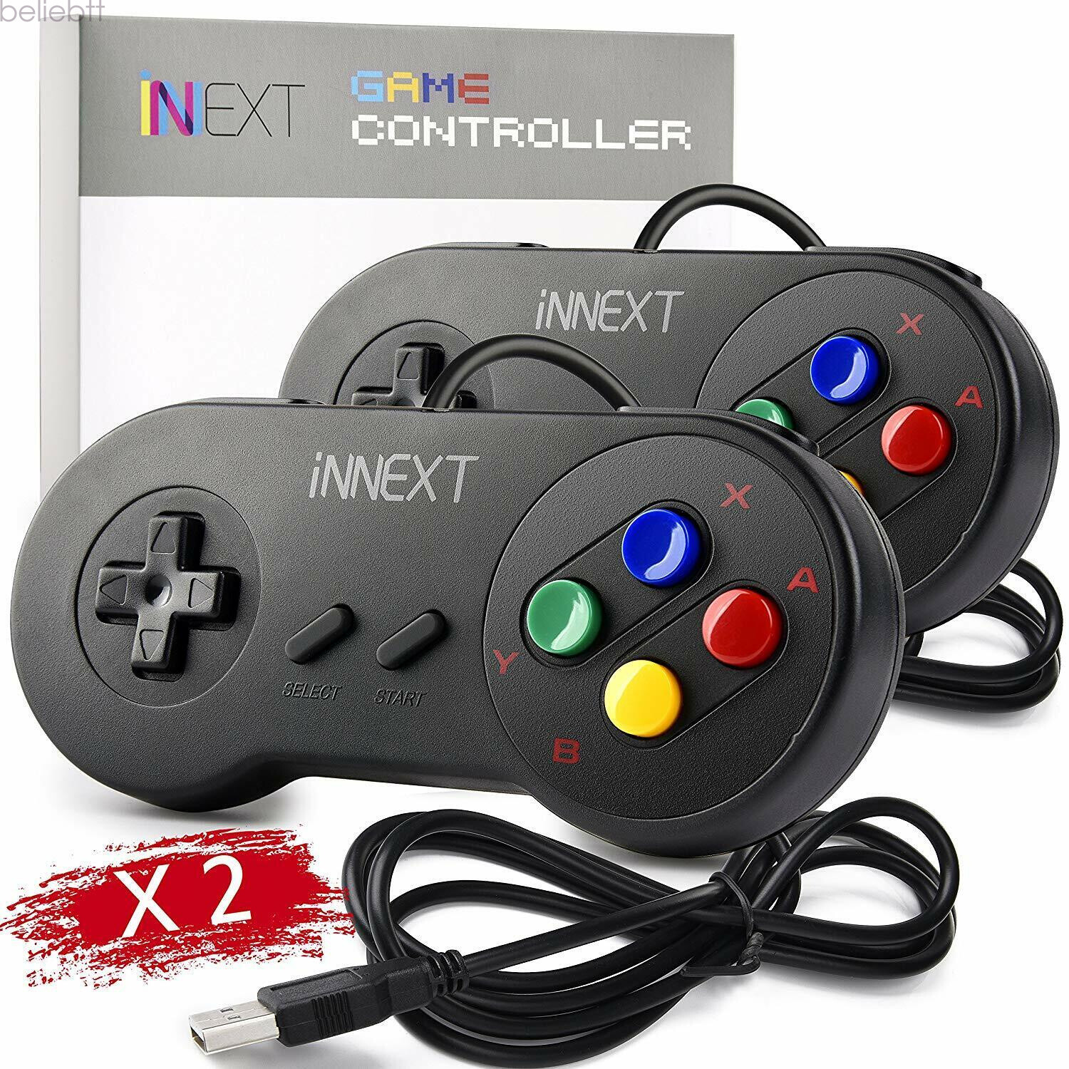 jWired/ Wireless SNES USB Controller For Windows 710 PC MAC Linux Raspberry Pi 3