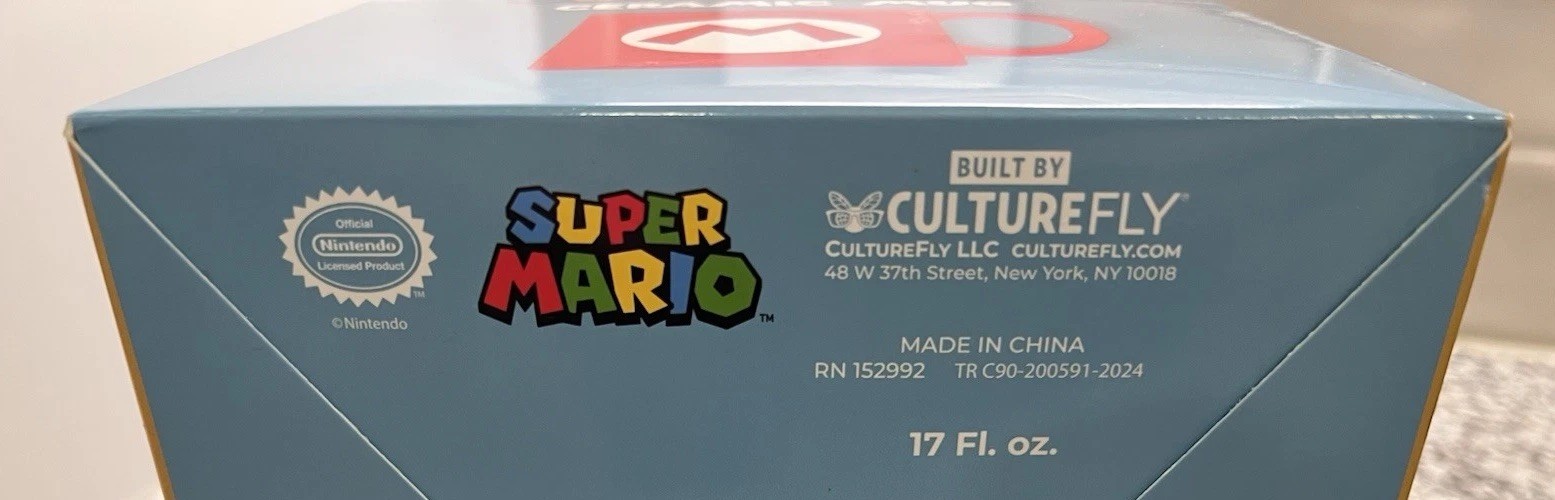 Super Mario | Mario Red Ceramic Coffee Cup/Mug | Nintendo-CultureFly 17 Fl. Oz.