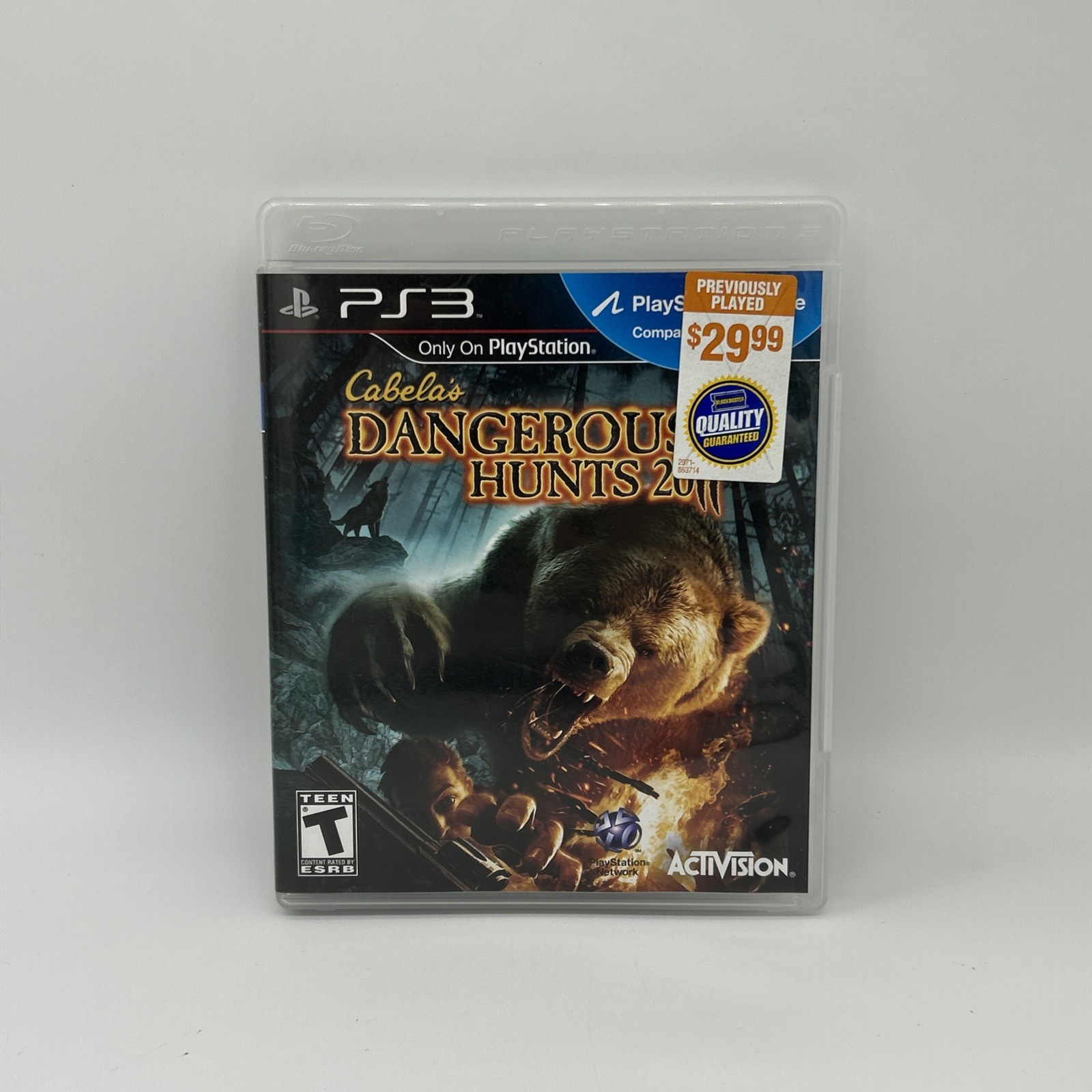 Cabela’s Dangerous Hunts 2011 PlayStation 3 PS3 – Complete CIB Tested Free Ship