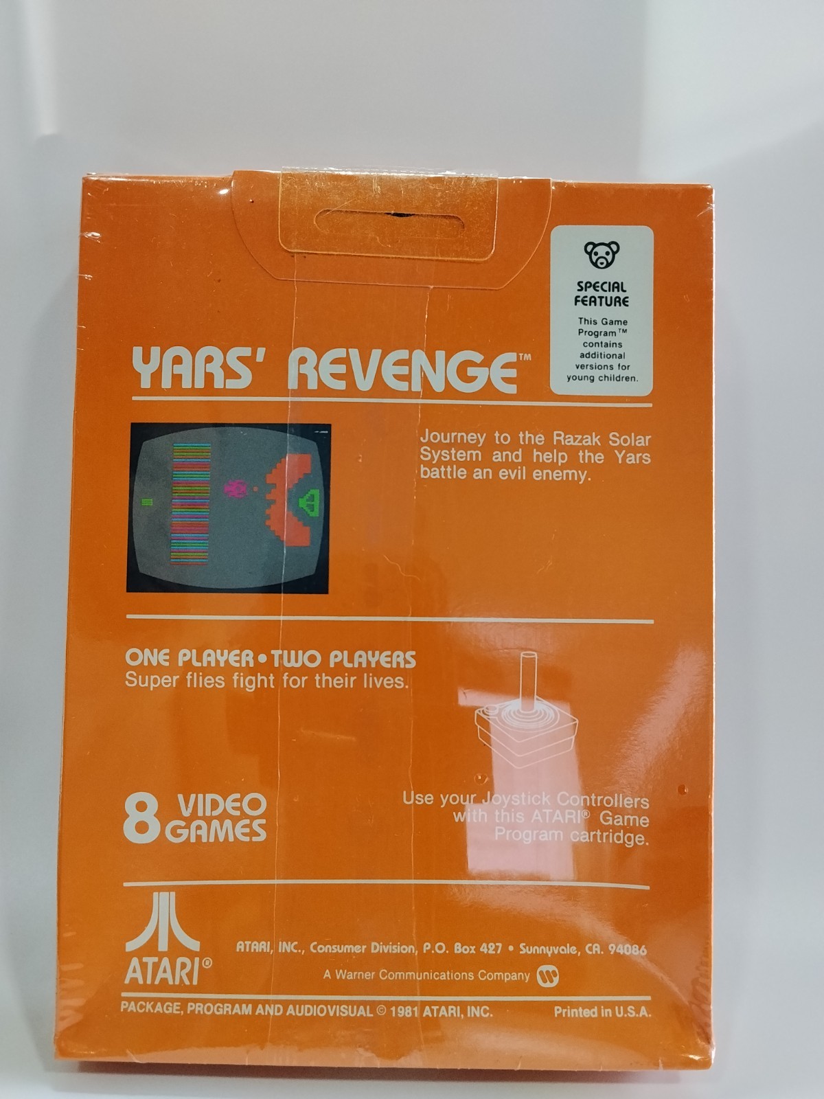 Yars’ Revenge (Atari 2600, 1982) Mint Brand New Sealed