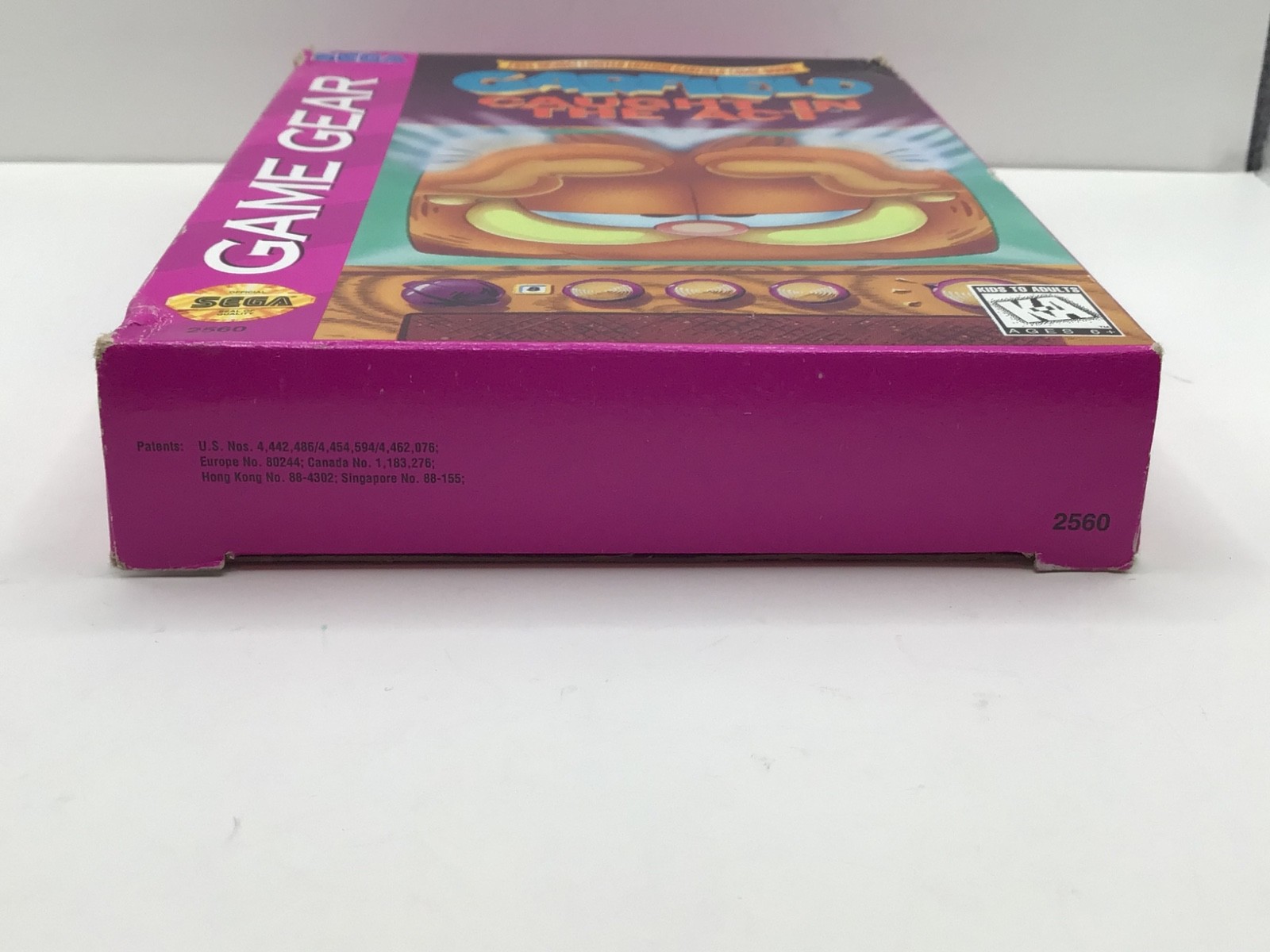 Garfield Caught in the Act Sega Game Gear Complete W/ HTF Comic Manual CIB Wear