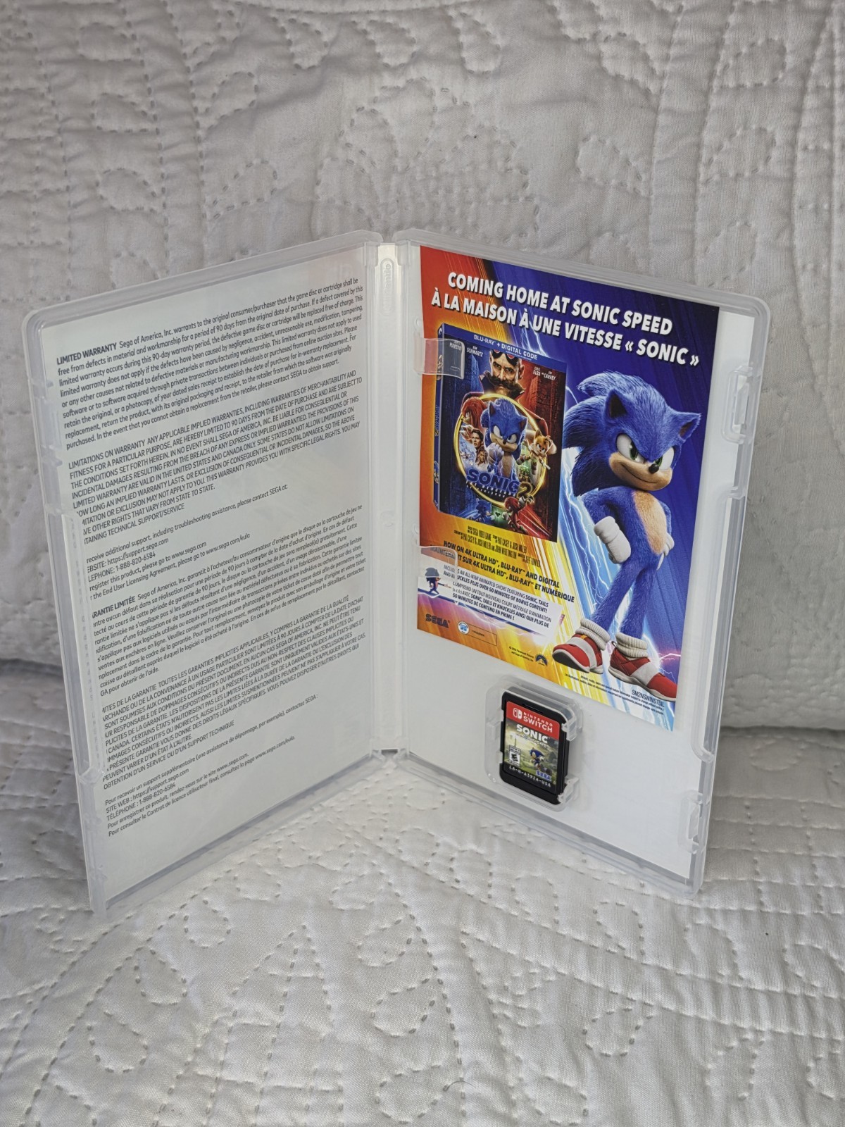 Sonic Frontiers Nintendo Switch Tested Cib Complete W/insert