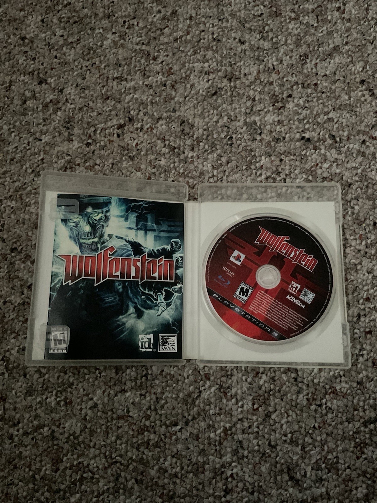 Wolfenstein (PlayStation 3, 2009) PS3 – Complete in Case CIB – BLUS 3029