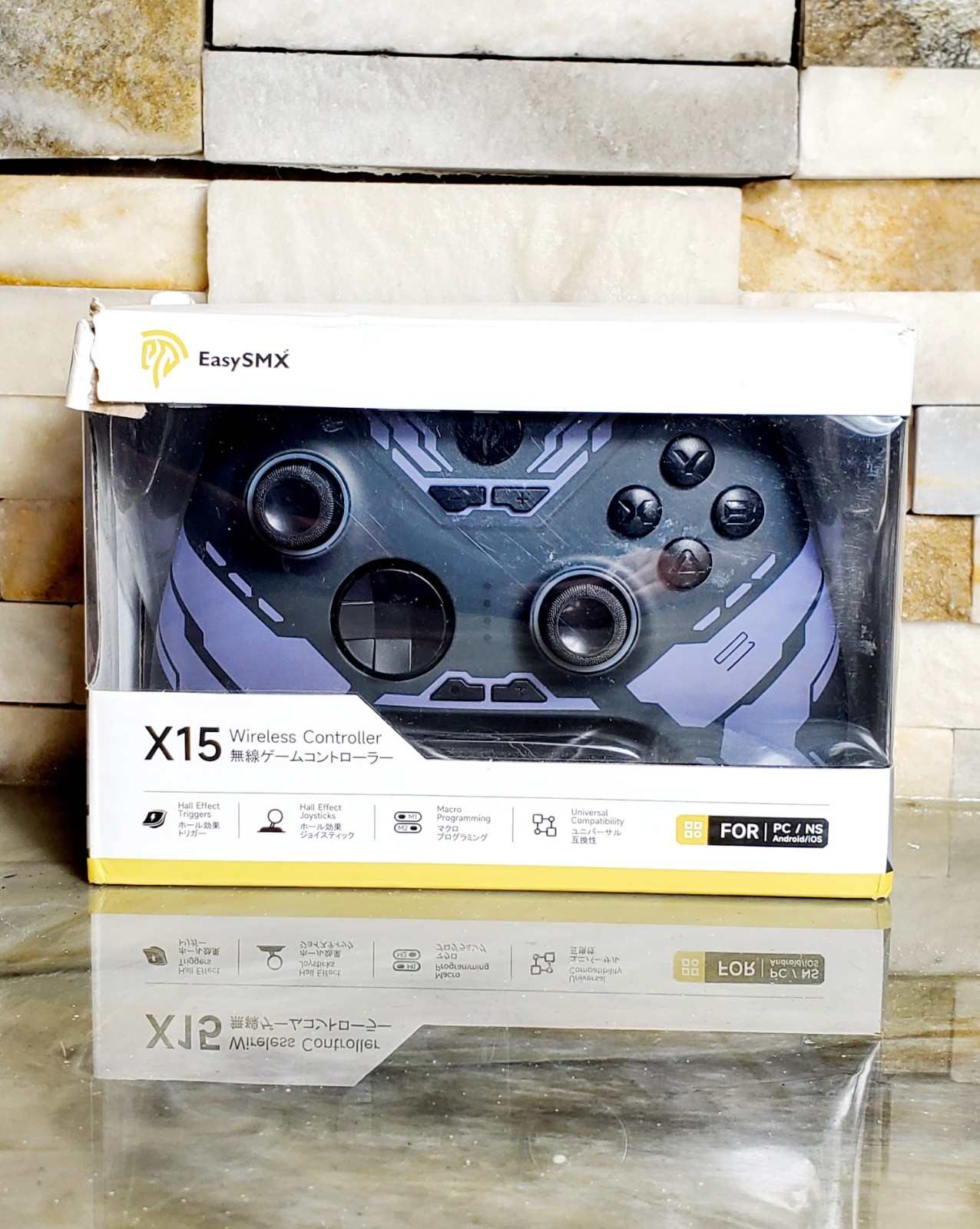 EasySMX X15 Gaming Controller Wireless Bluetooth Long Battery Life PC / Switch