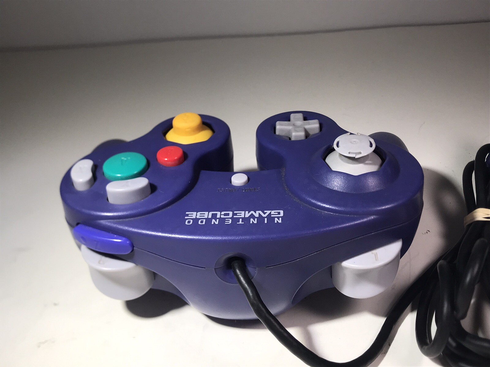 Official Nintendo GameCube Purple Indigo Controller DOL-003 OEM tested working