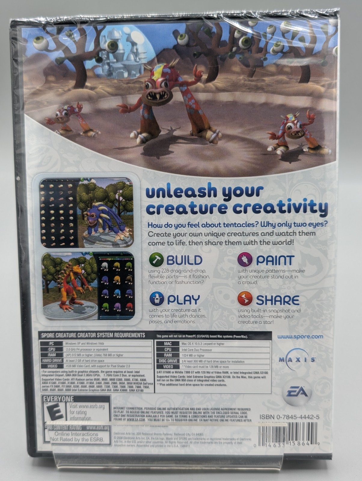 Spore Creature Creator 2008 pc mac simulation creation game VideoGame New