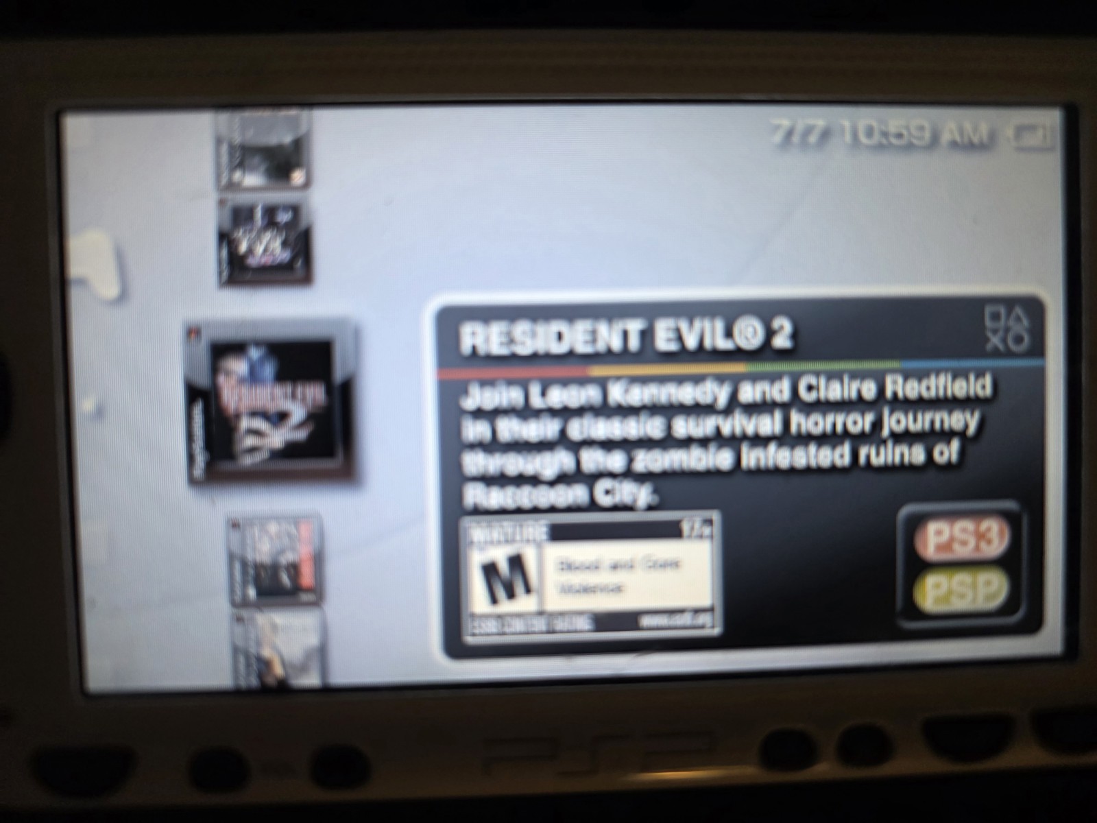 Sony Psp 1001 Handheld Console, With Charger And Dozens Of Games Built In!