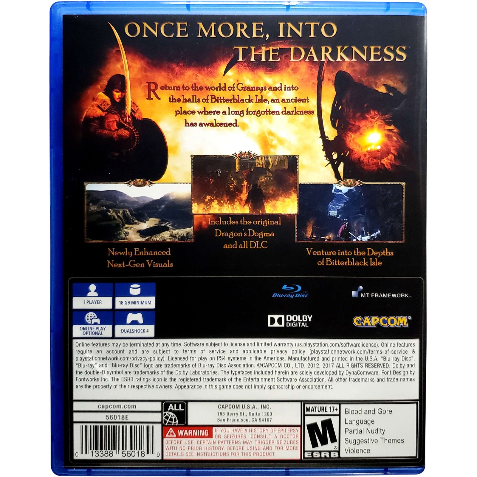 Dragon’s Dogma Dark Arisen – Sony Playstation 4 PS4 Pristine Tested 1Y Guarantee