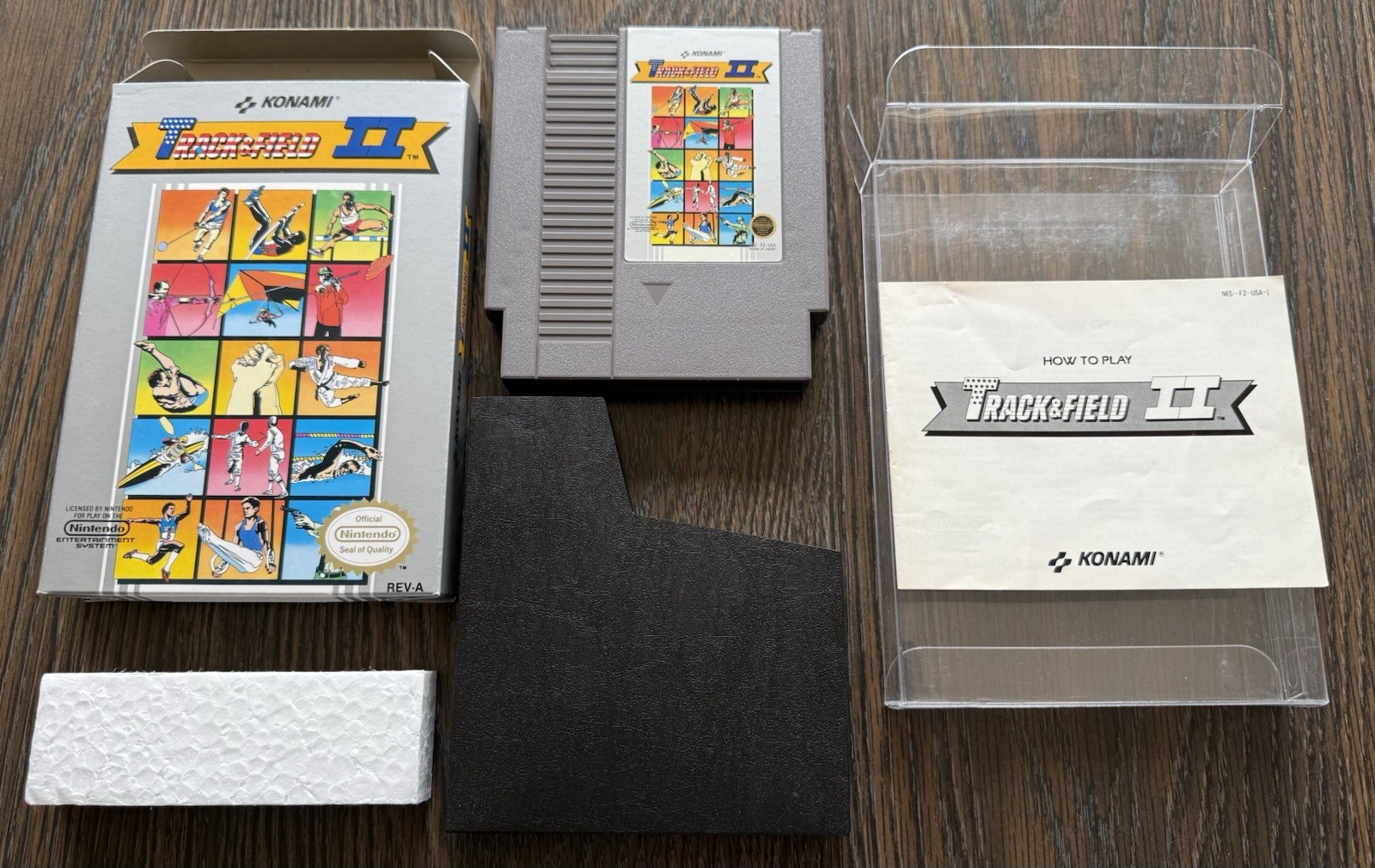 Track & Field II 2 Complete in Box CIB! (Nintendo, NES 1989) Combine Shipping🔥