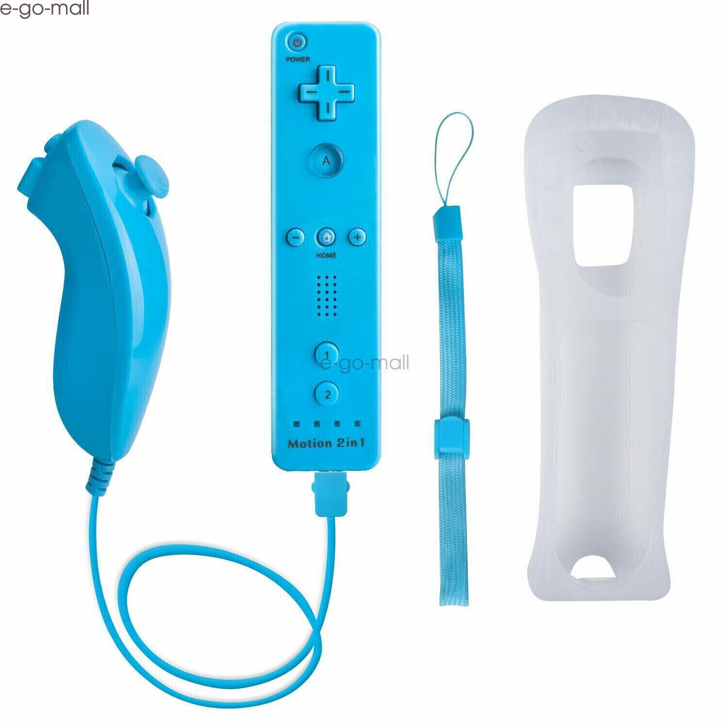Wii Remote Motion Plus Wireless Controller Nunchuck for Nintendo Wii & Wii U