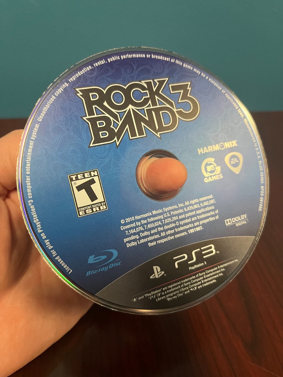 Rock Band 3 PS3 Sony PlayStation 3 CIB Complete with Manual Clean copy! TESTED