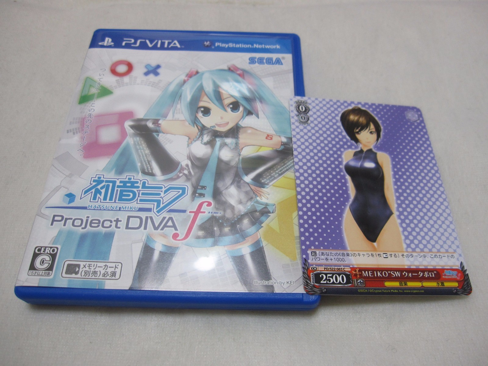 7-14 Days to USA. W/AR Marker + Card Vita Hatsune Miku Project Diva f Japanese