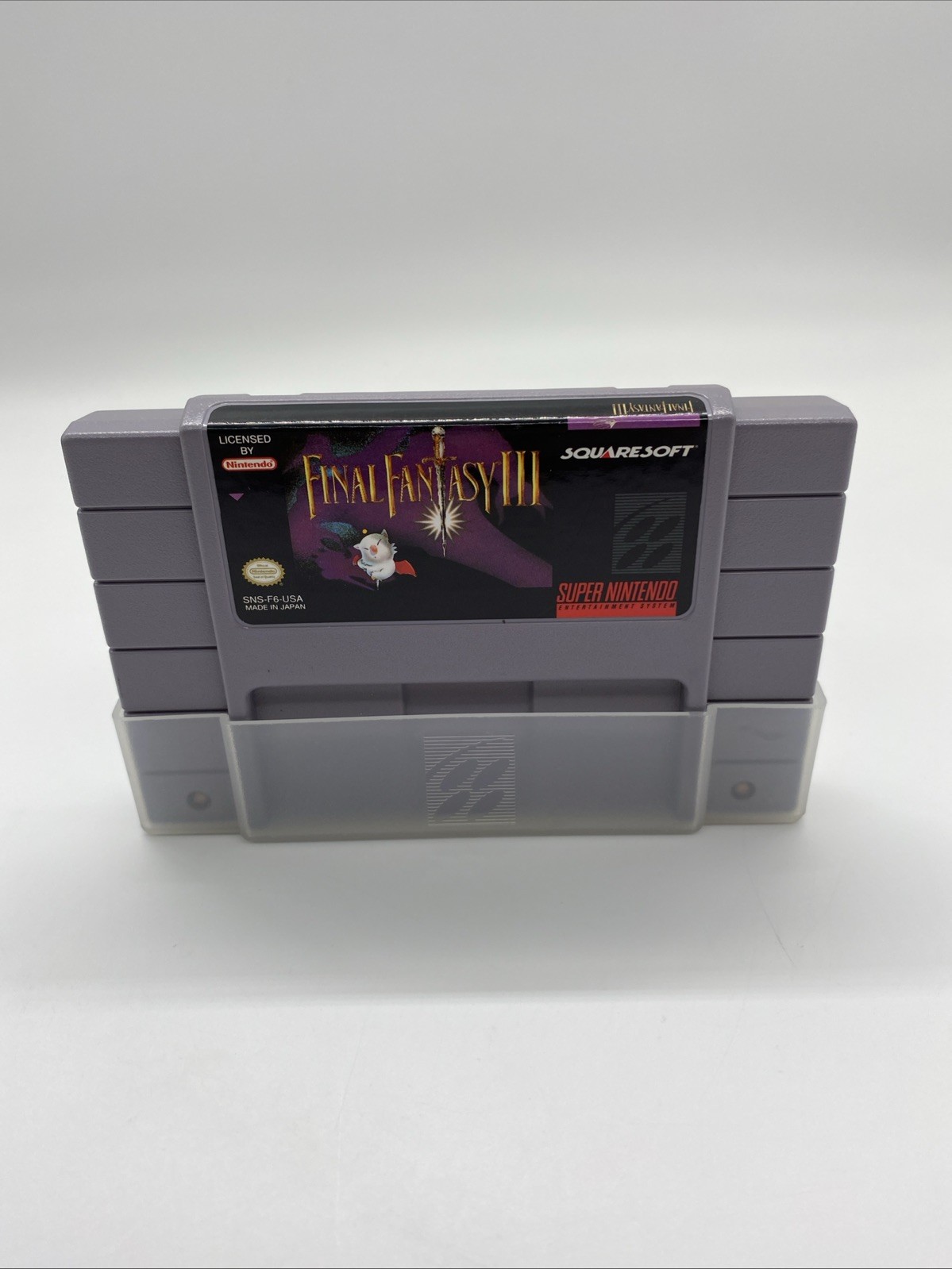 Authentic Final Fantasy III SNES Super Nintendo Cartridge Tested Working