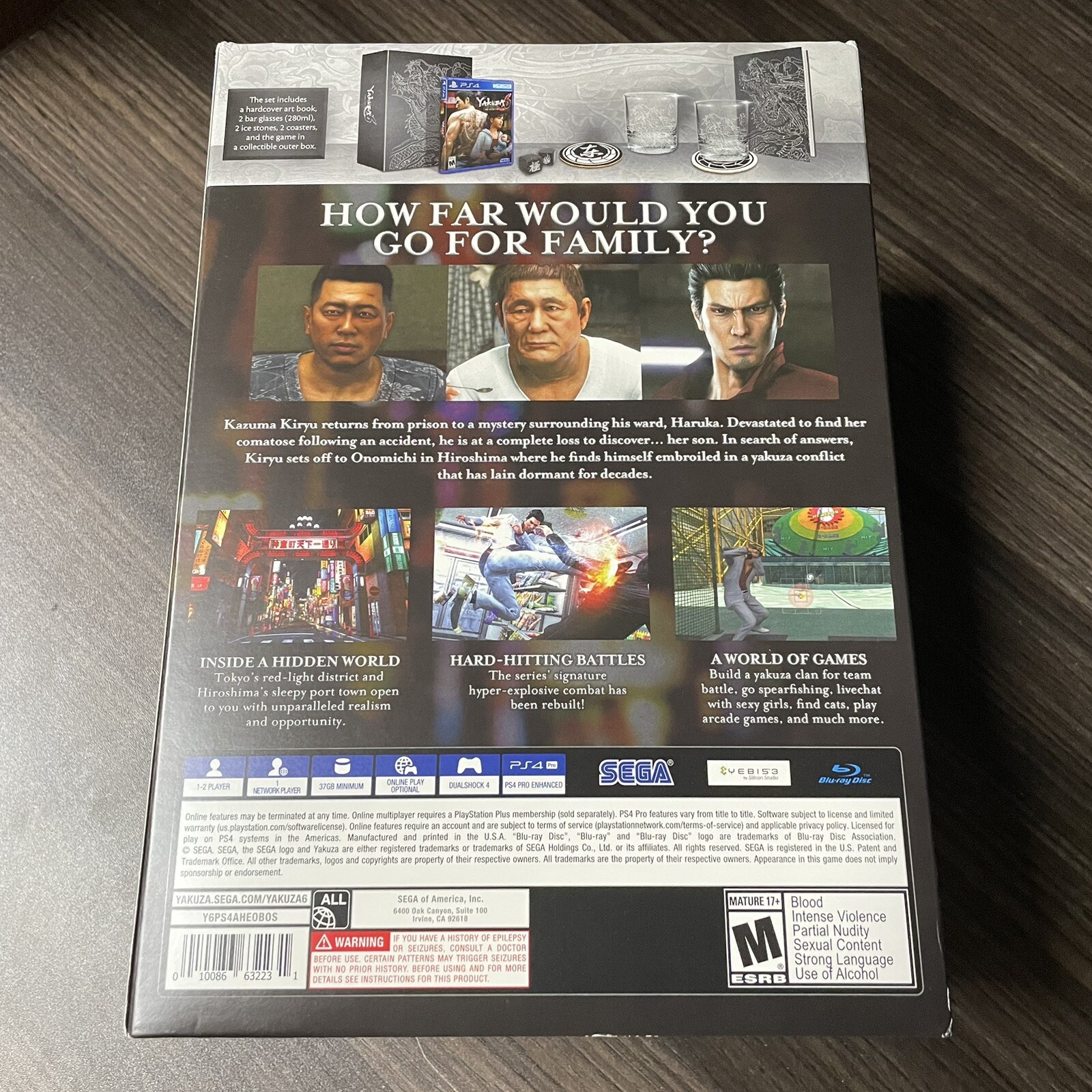 Yakuza 6: The Song of Life – After Hours Premium Ed. Box + Book Only – No Game