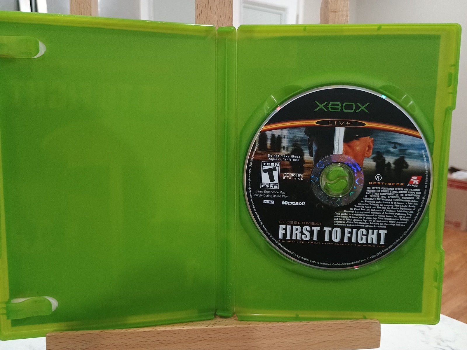 Close Combat: First to Fight (Microsoft Xbox, 2005)