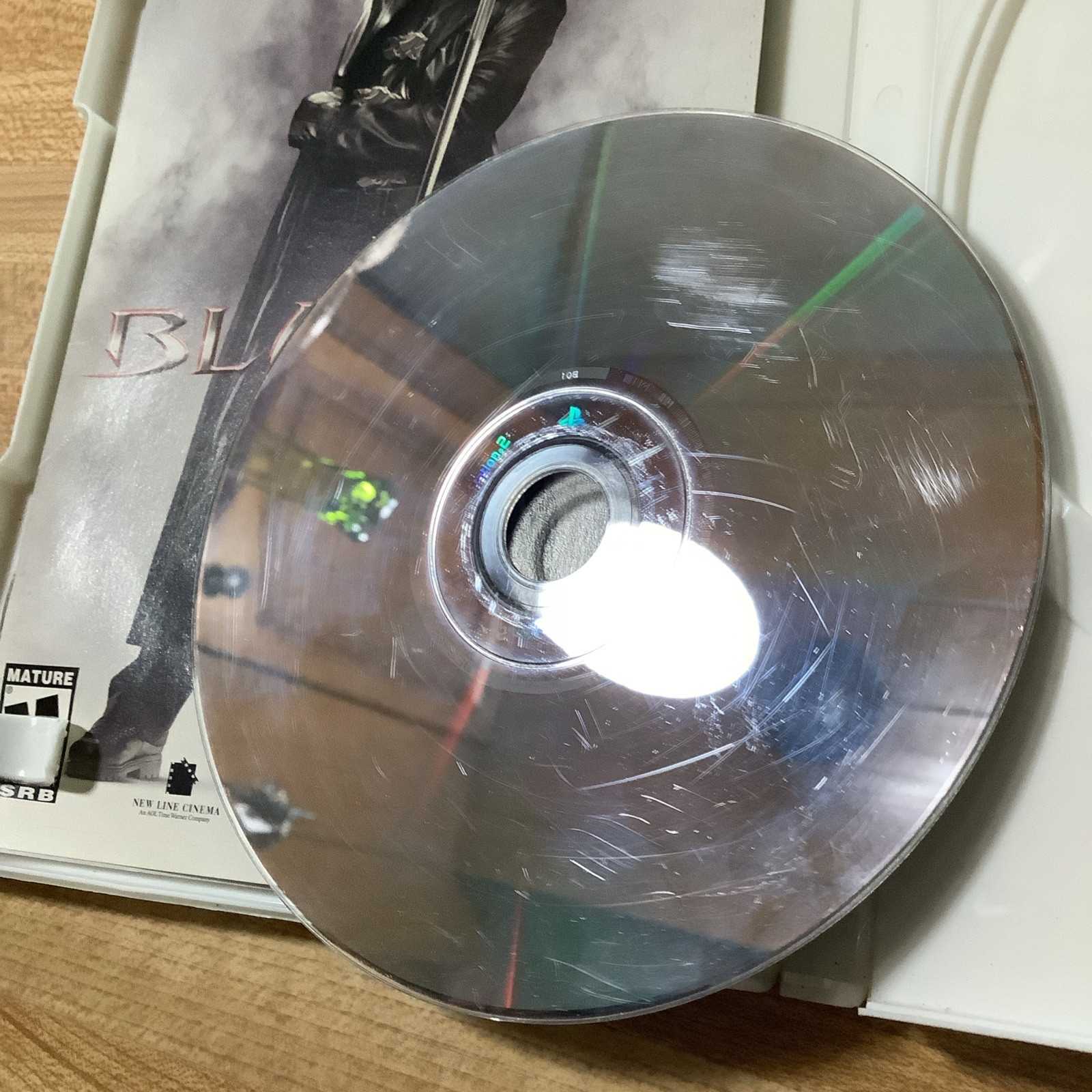 Blade II PlayStation 2 Game 2002 Edition with Manual