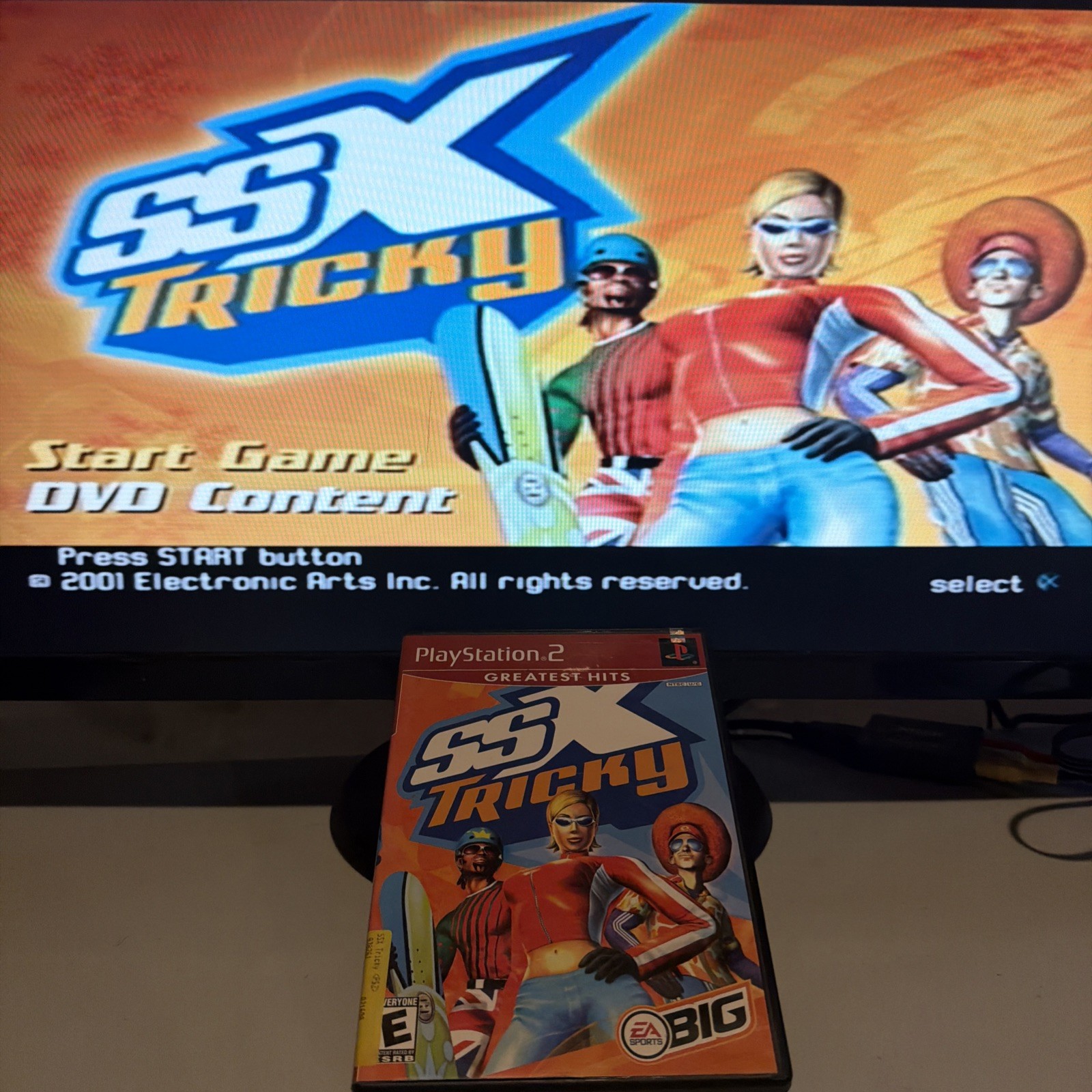 SSX Tricky (Sony PlayStation 2) Complete W Reg Card – Tested –