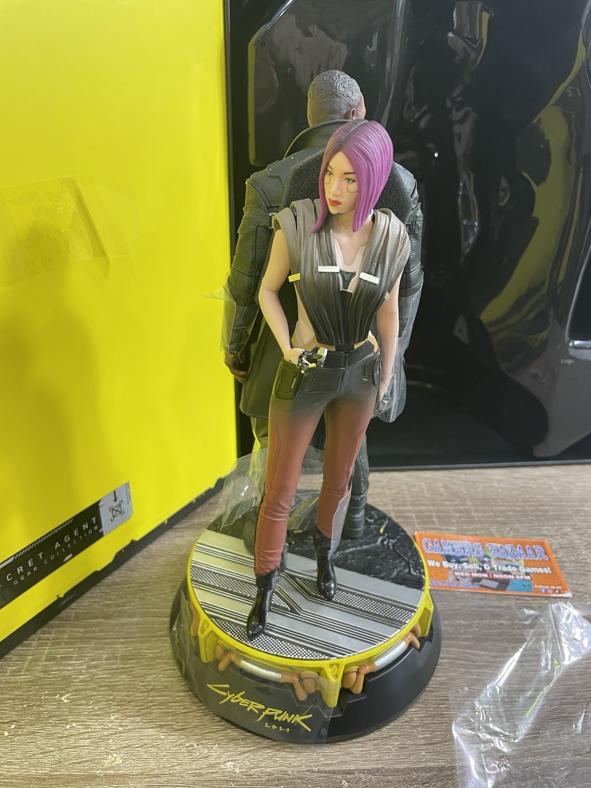 ⚠️ Cyberpunk 2077 Figure Phantom Liberty Secret Agent Gear Figurine CIB 🤖